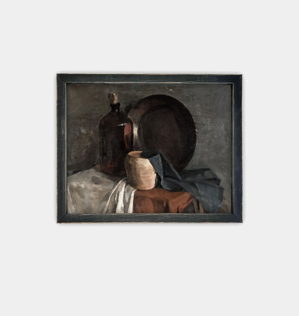 Amber Interiors - Dutch Kitchen Framed Print