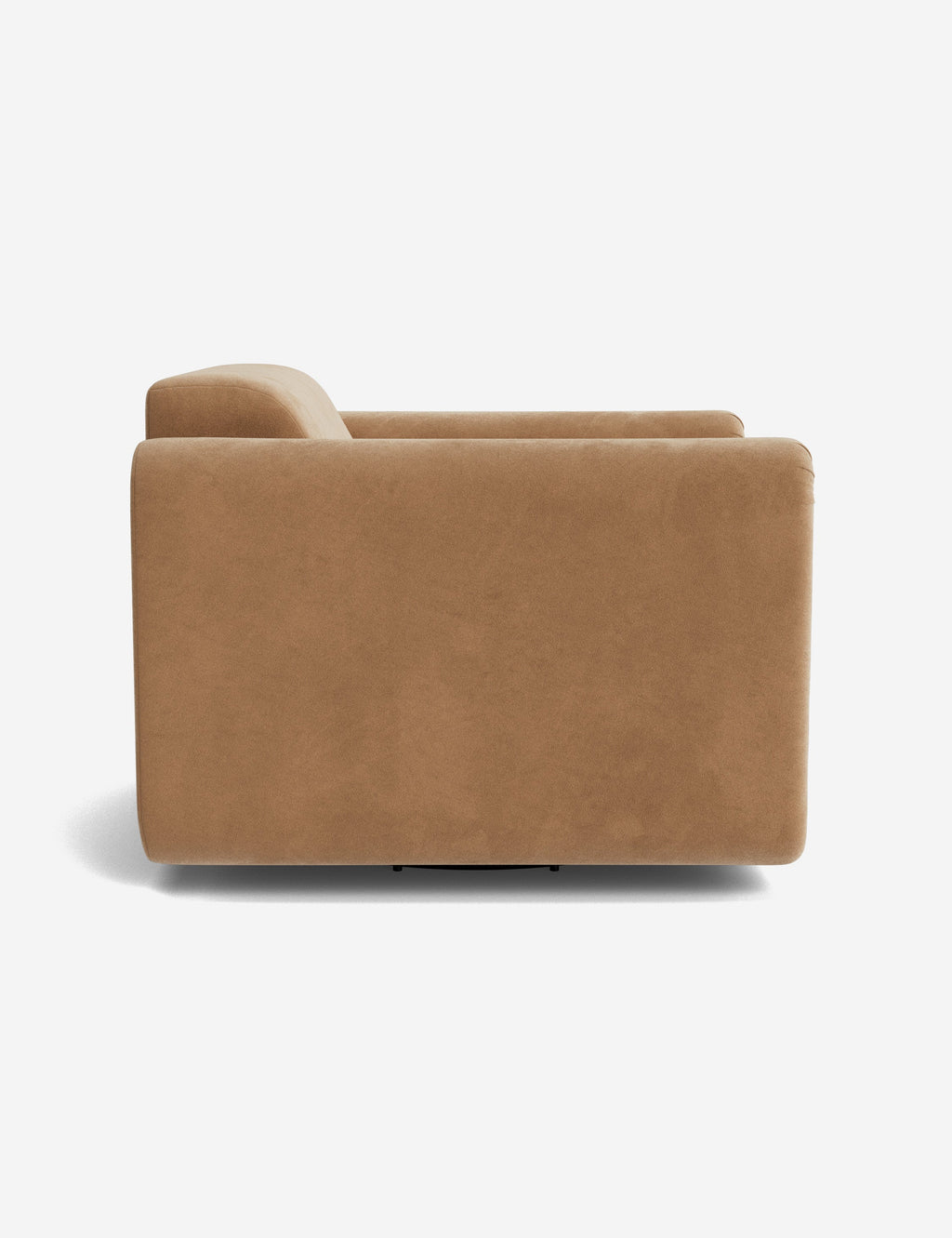 Lulu and Georgia - Open Box: Eleanor Swivel Chair, Caramel Vintage Velvet