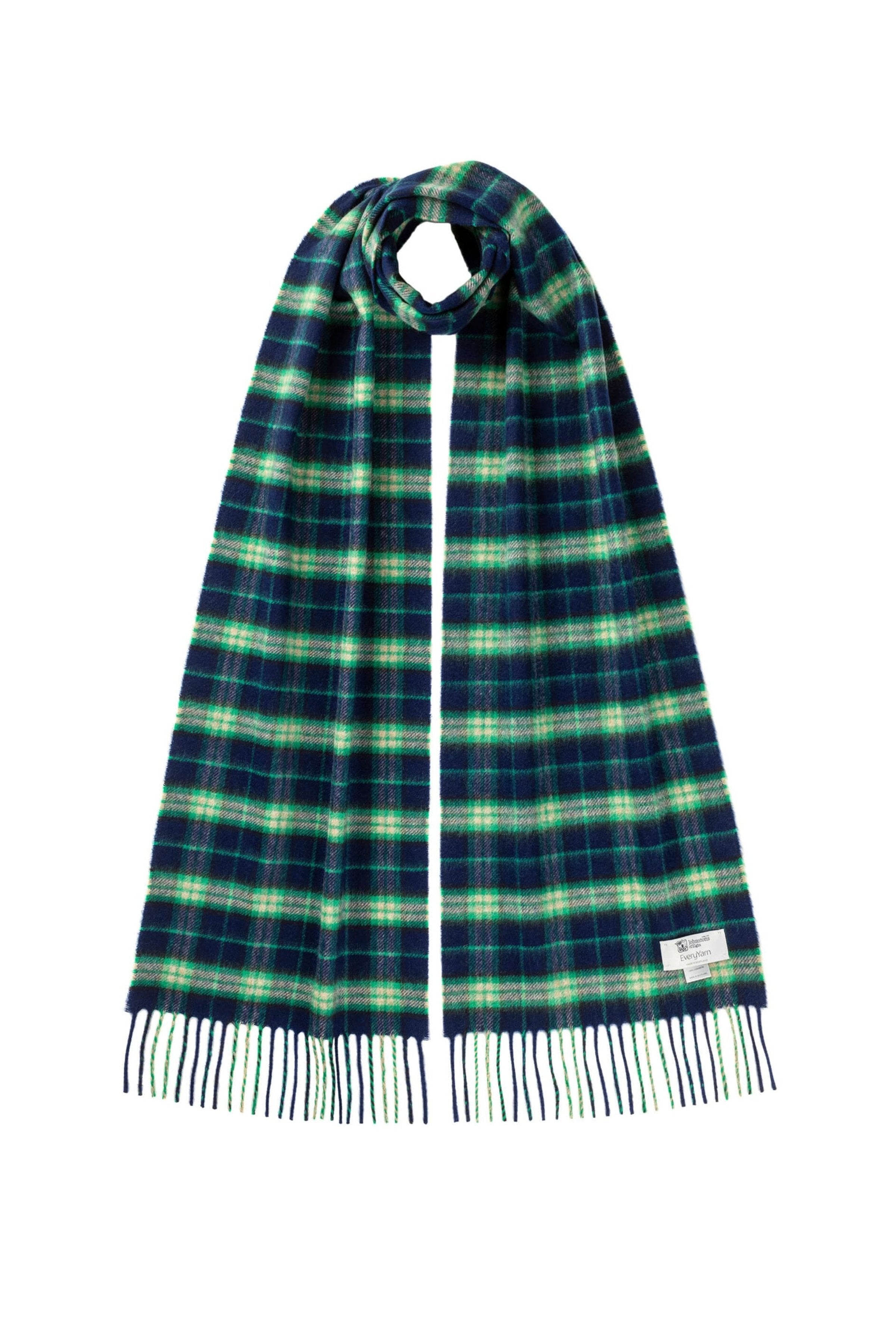 Johnstons of Elgin - Pop Check Cashmere Scarf