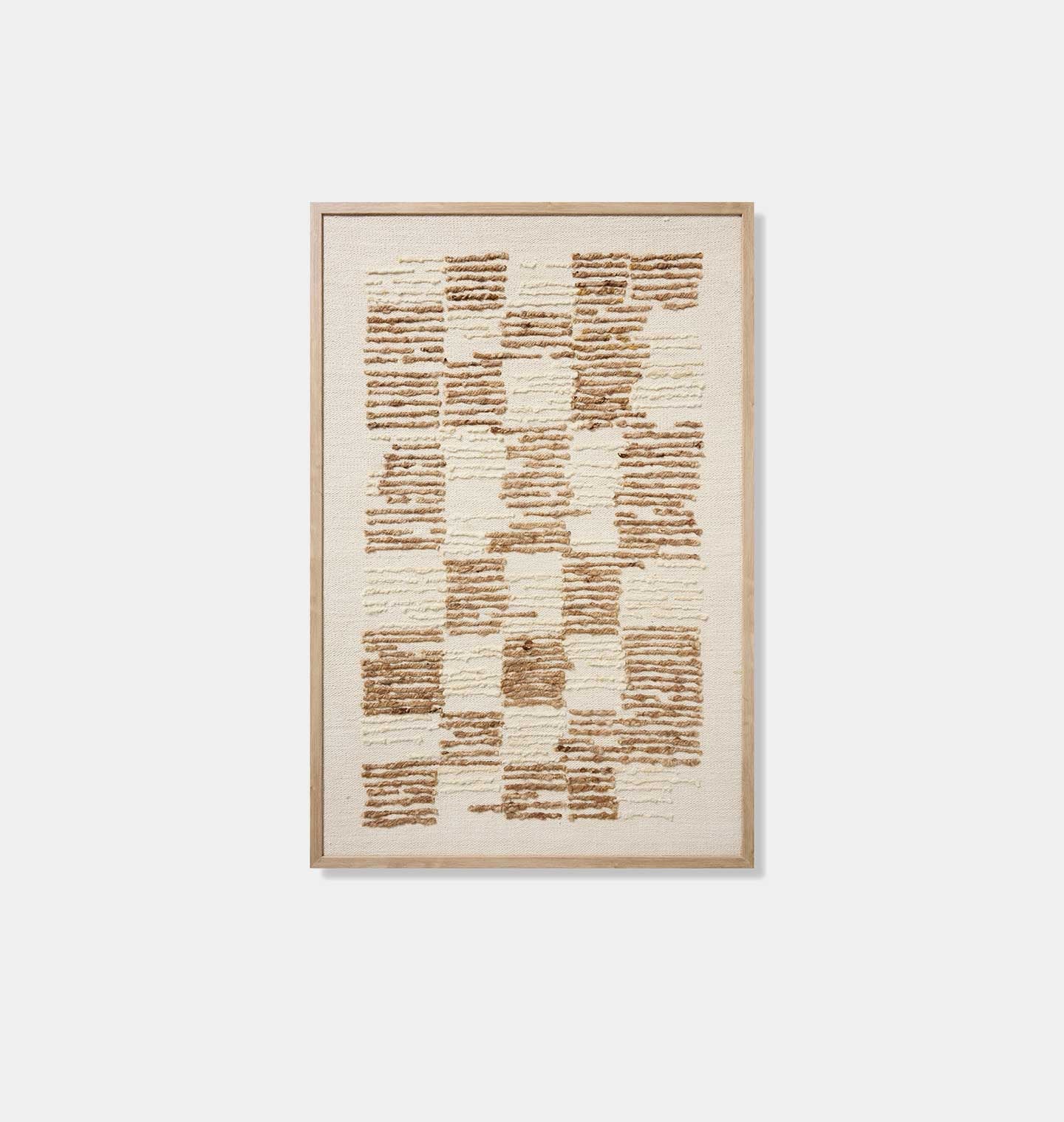Amber Interiors - Los Alamos Brown 40" x 60" Framed Wall Art