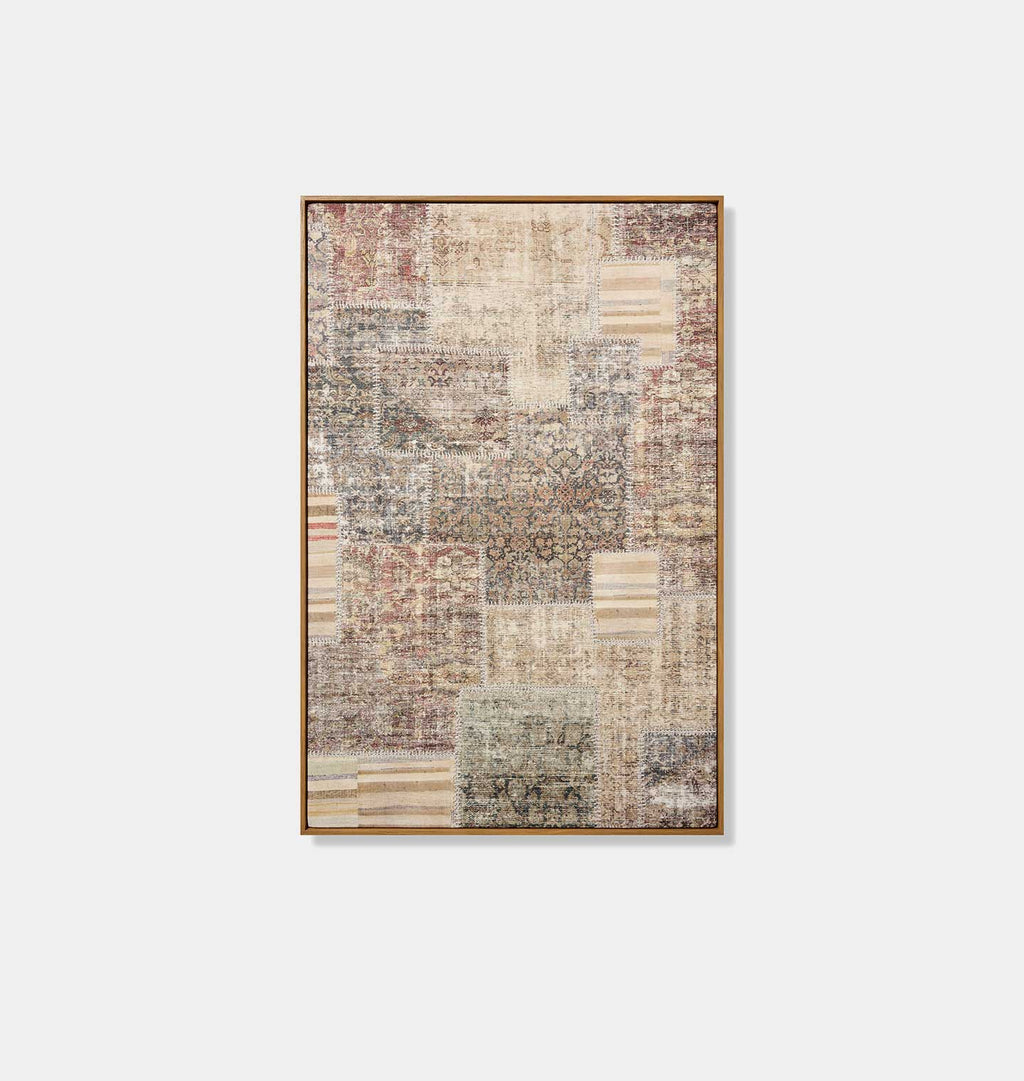 Amber Interiors - Laguna Multi 39" x 59" Framed Wall Art