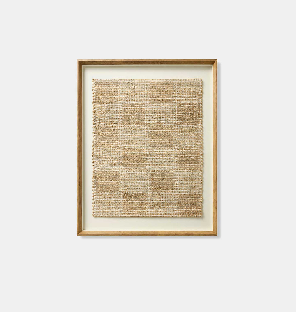 Amber Interiors - Santa Ynez Beige 33" x 41" Framed Wall Art