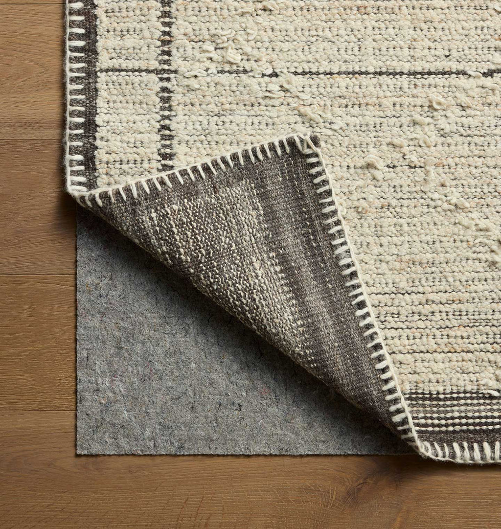 Amber Interiors - Bowie BOE - 01 Ivory / Mocha Rug