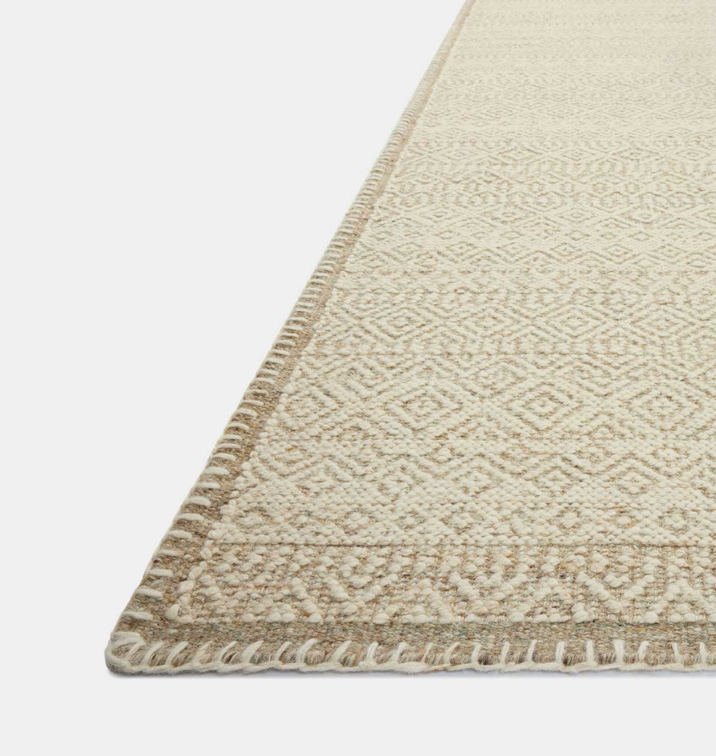 Amber Interiors - Bowie BOE - 02 Ivory / Taupe Rug