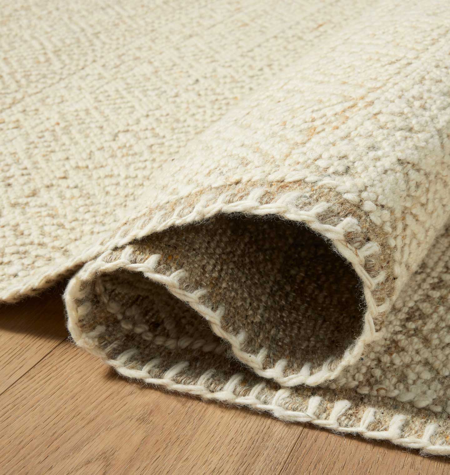 Amber Interiors - Bowie BOE - 02 Ivory / Taupe Rug
