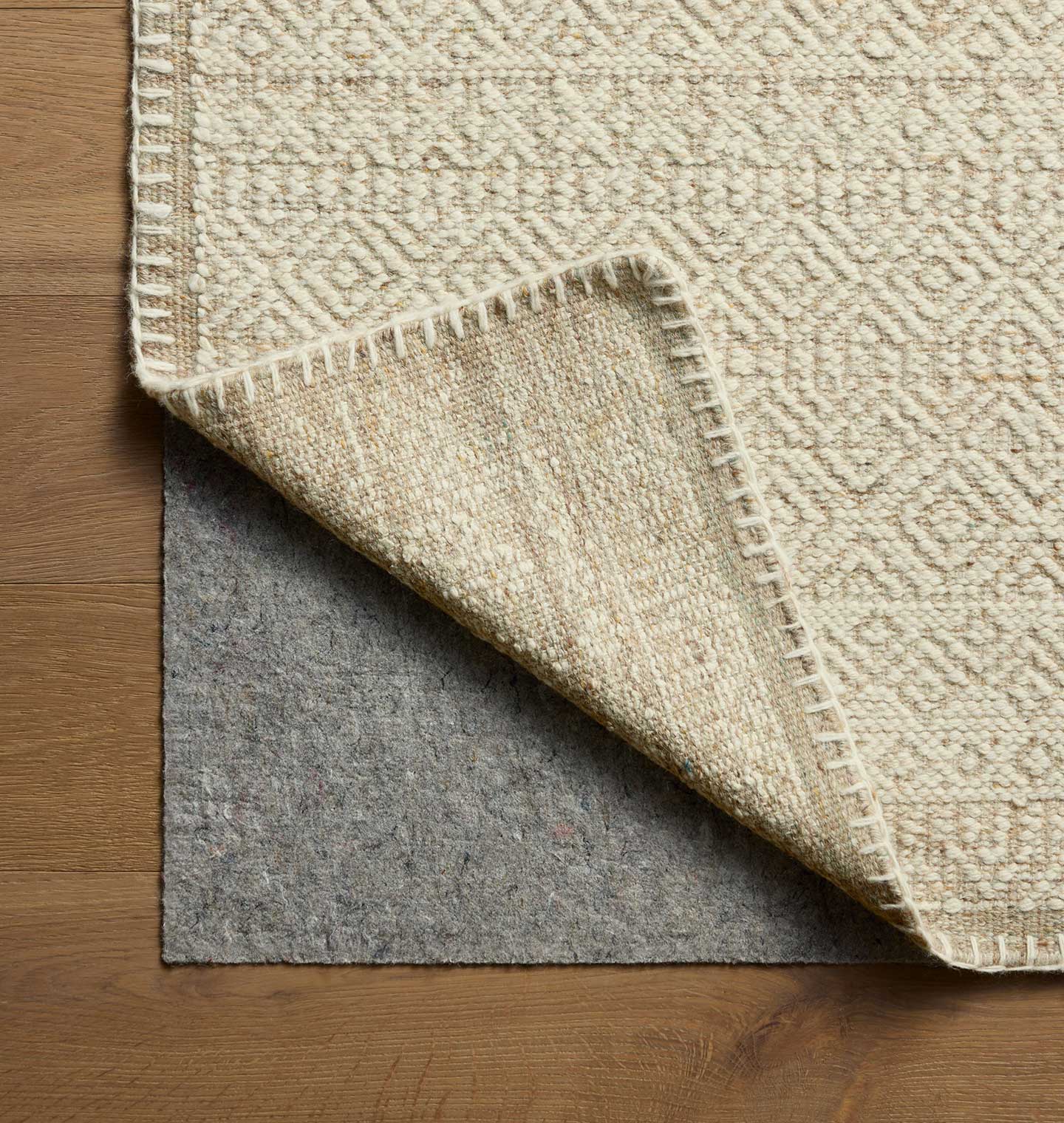 Amber Interiors - Bowie BOE - 02 Ivory / Taupe Rug