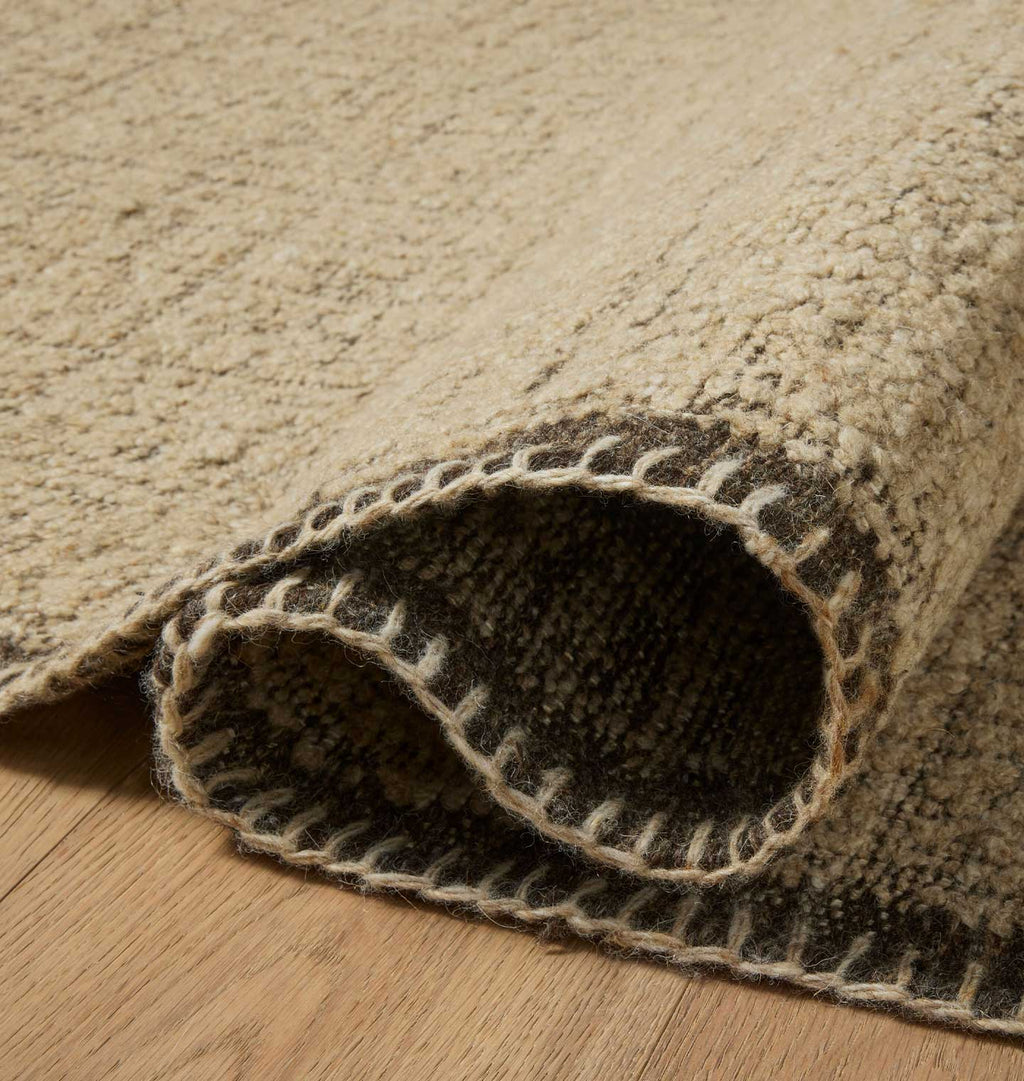 Amber Interiors - Bowie BOE - 03 Sand / Coffee Rug