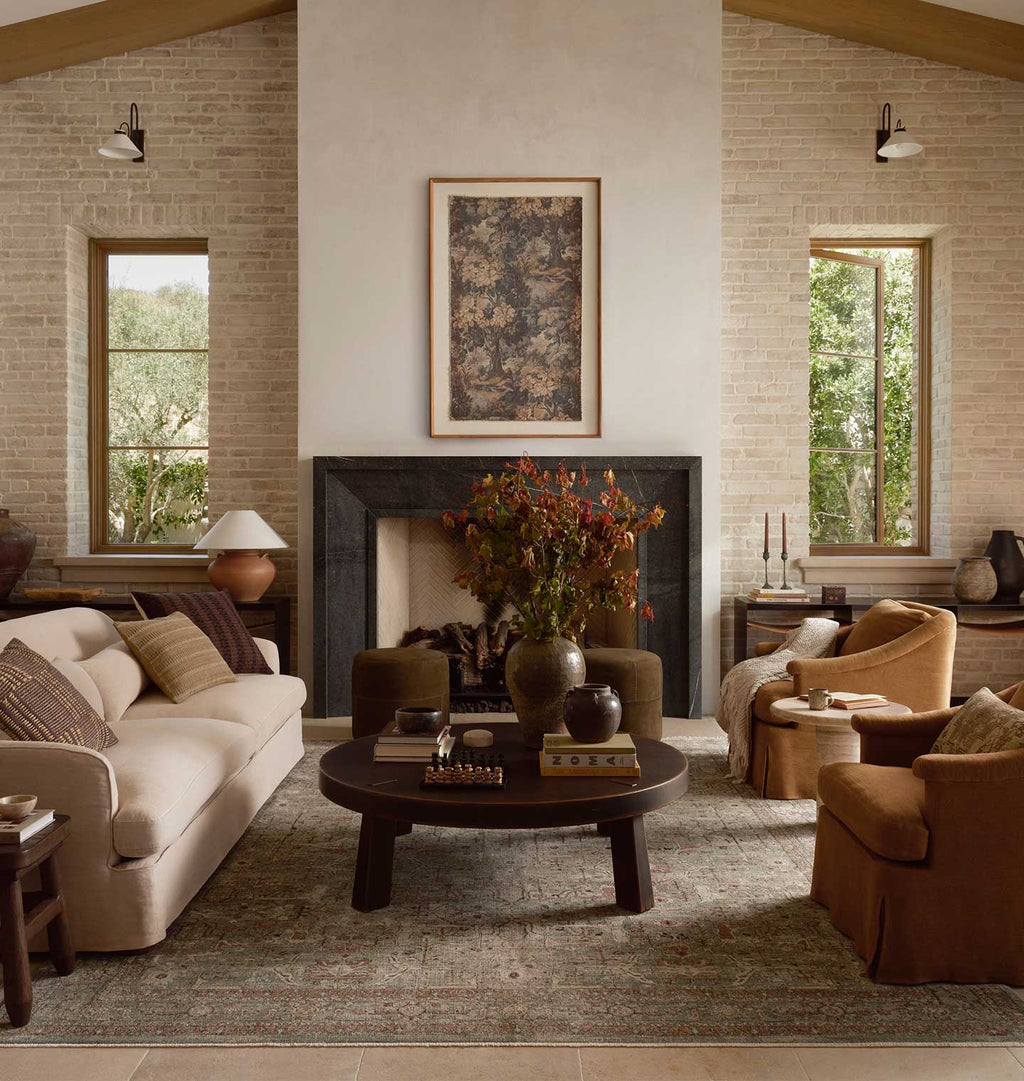 Amber Interiors - Temecula Multi / Green 39" x 59" Wall Art