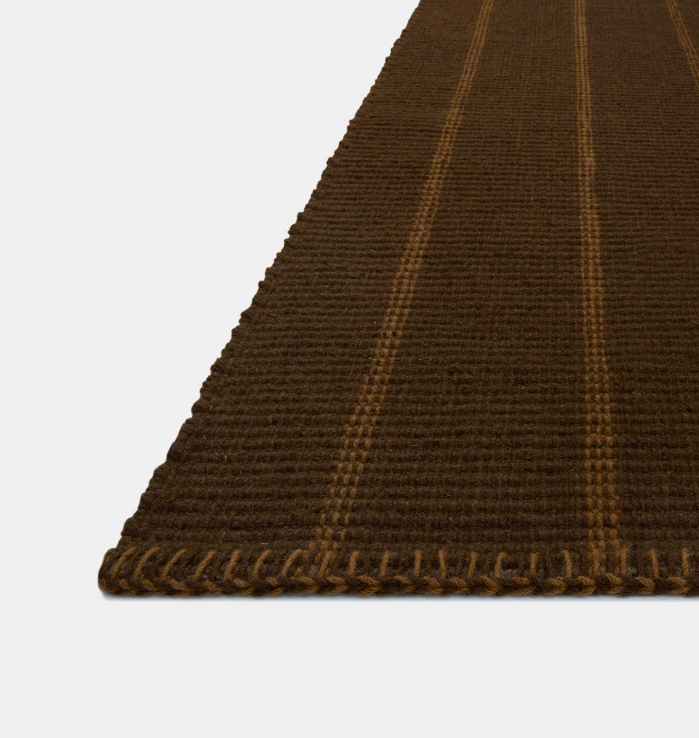 Amber Interiors - Harlan HLN - 01 Espresso / Toffee Rug
