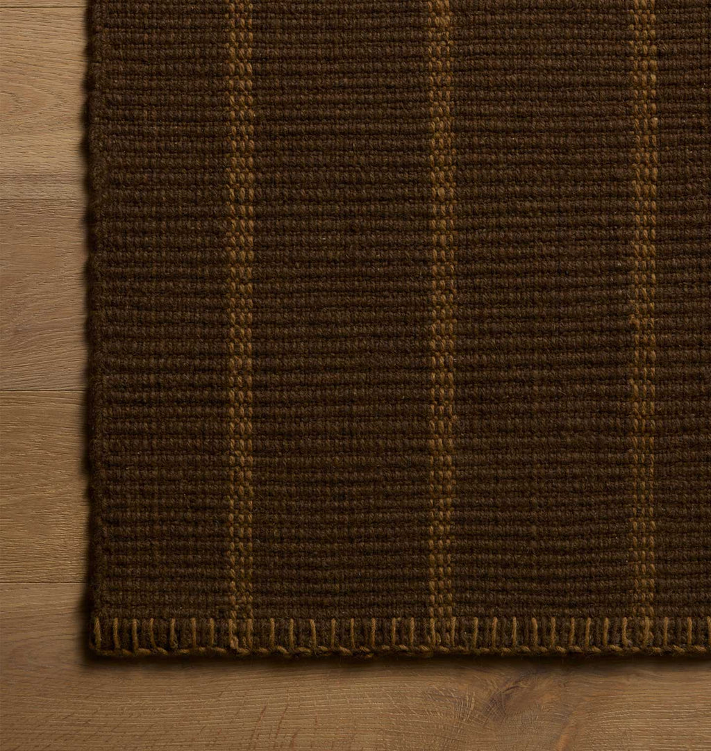 Amber Interiors - Harlan HLN - 01 Espresso / Toffee Rug
