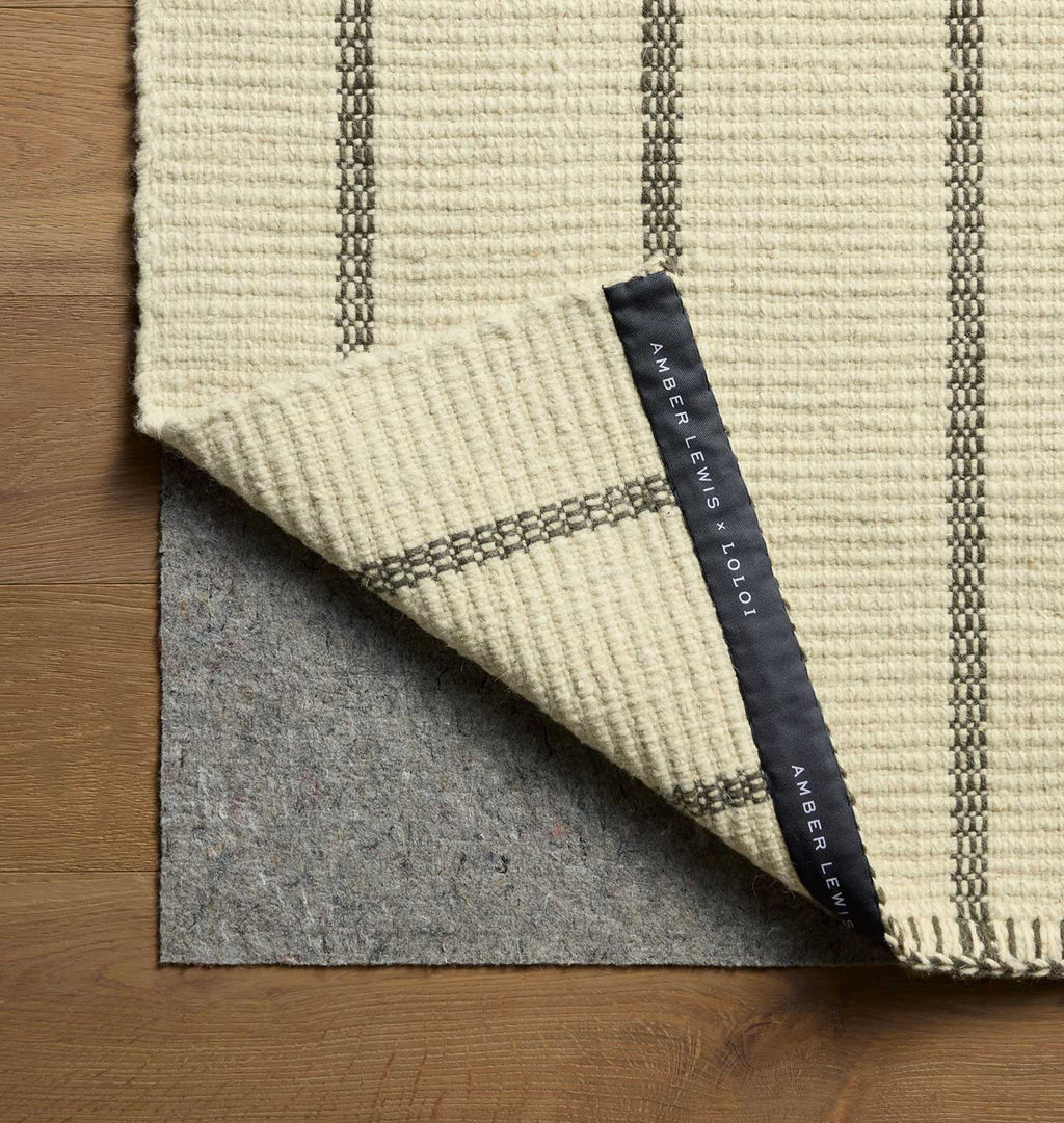 Amber Interiors - Harlan HLN - 01 Ivory / Charcoal Rug