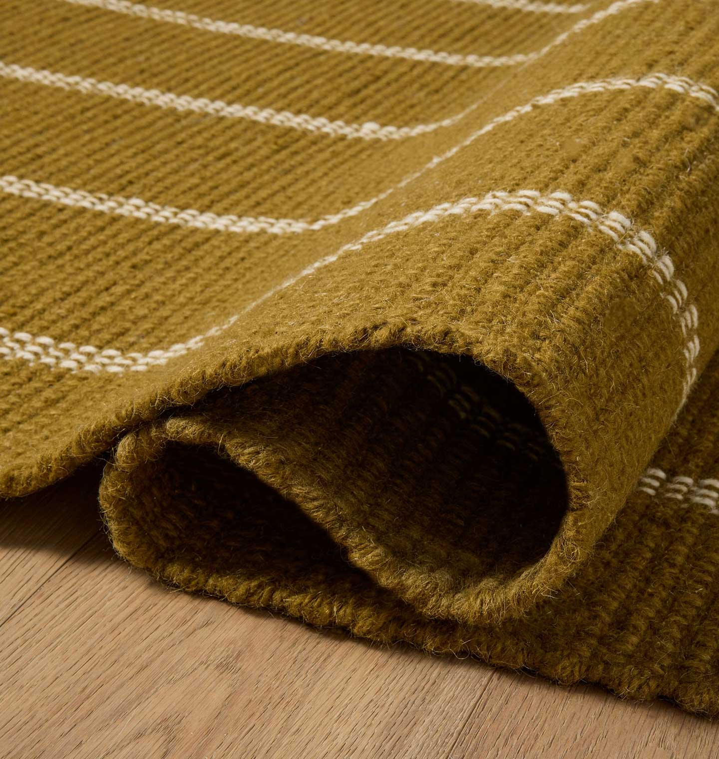 Amber Interiors - Harlan HLN - 01 Ochre / Ivory Rug