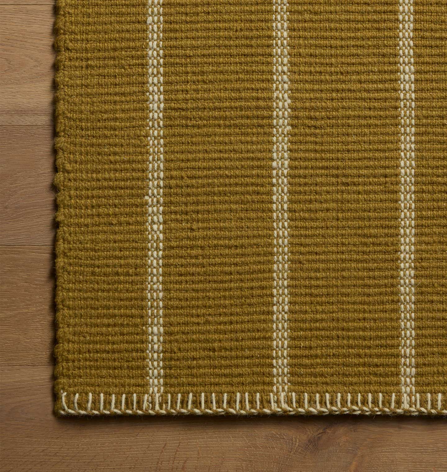 Amber Interiors - Harlan HLN - 01 Ochre / Ivory Rug