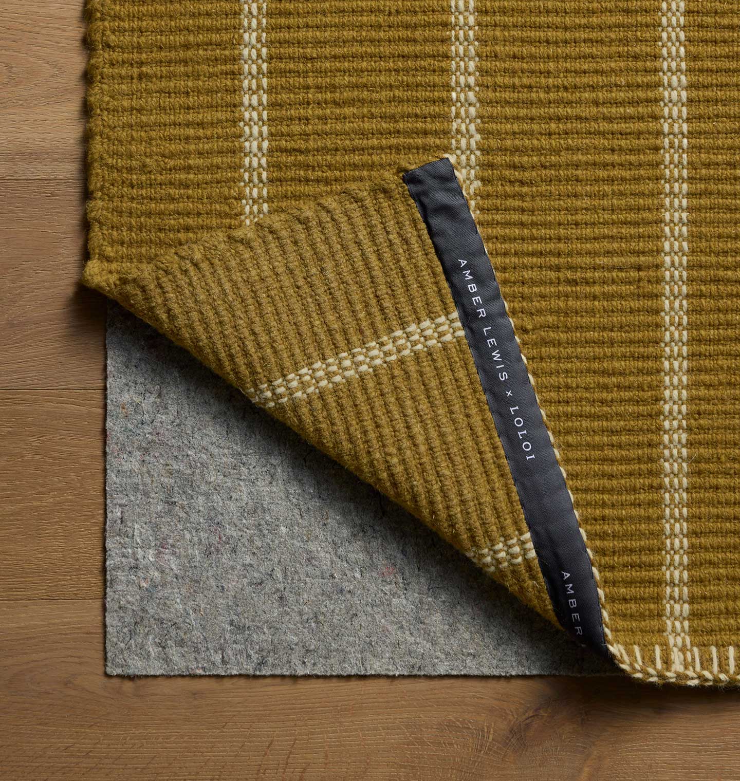 Amber Interiors - Harlan HLN - 01 Ochre / Ivory Rug