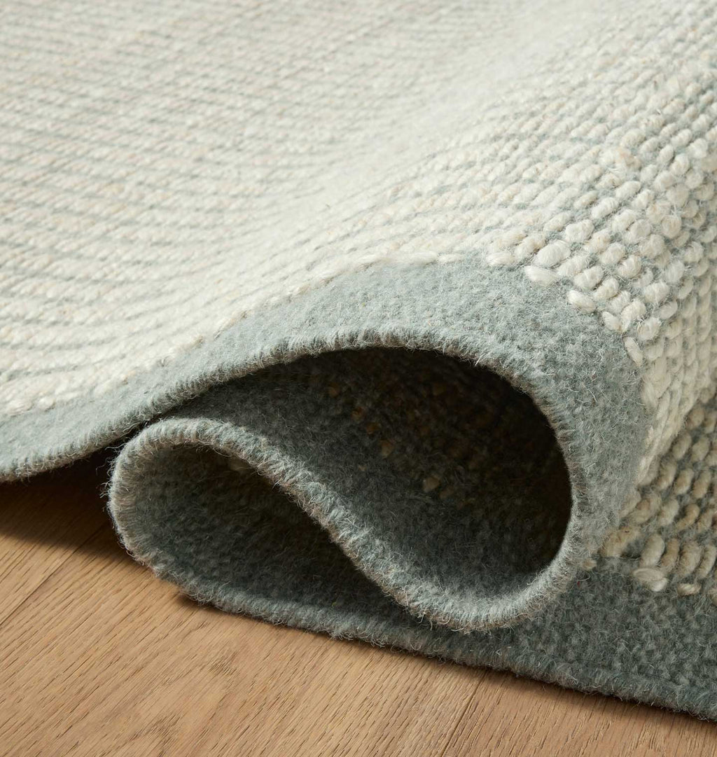 Amber Interiors - Lilah LIH - 01 Ivory / Sky Rug