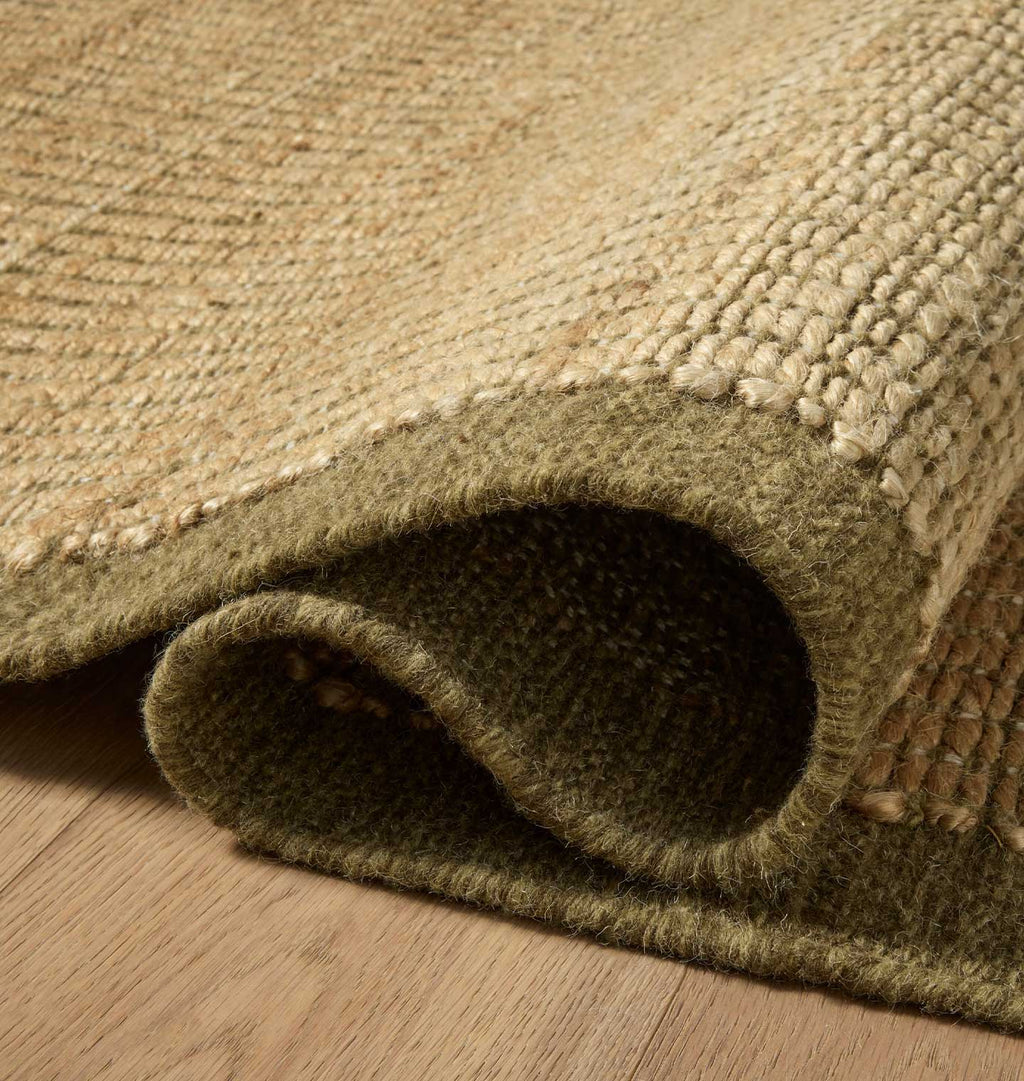 Amber Interiors - Lilah LIH - 01 Natural / Olive Rug