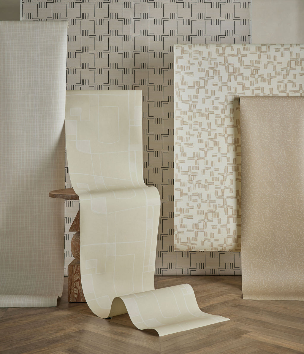 Lulu and Georgia - Mesa Grasscloth Wallpaper by Élan Byrd
