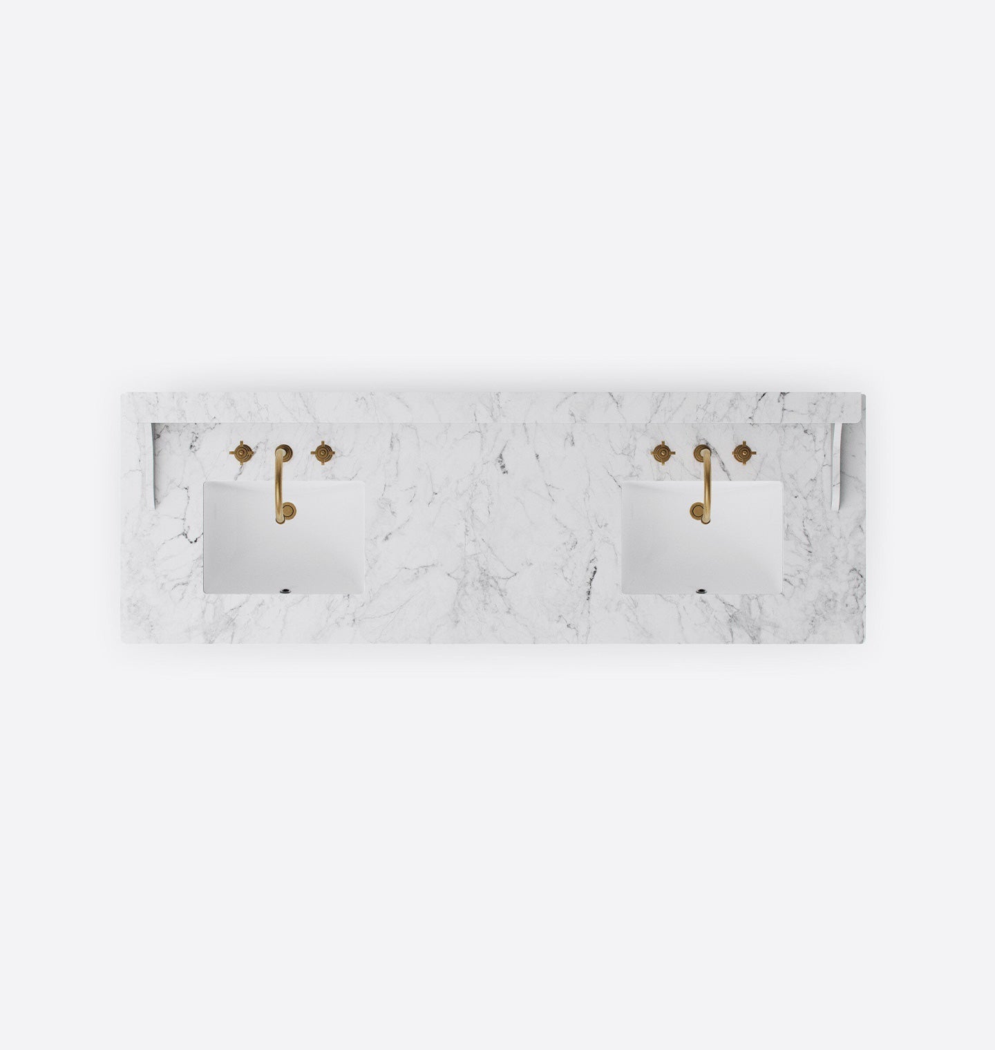 Amber Interiors - Elliston Double Wide Vanity