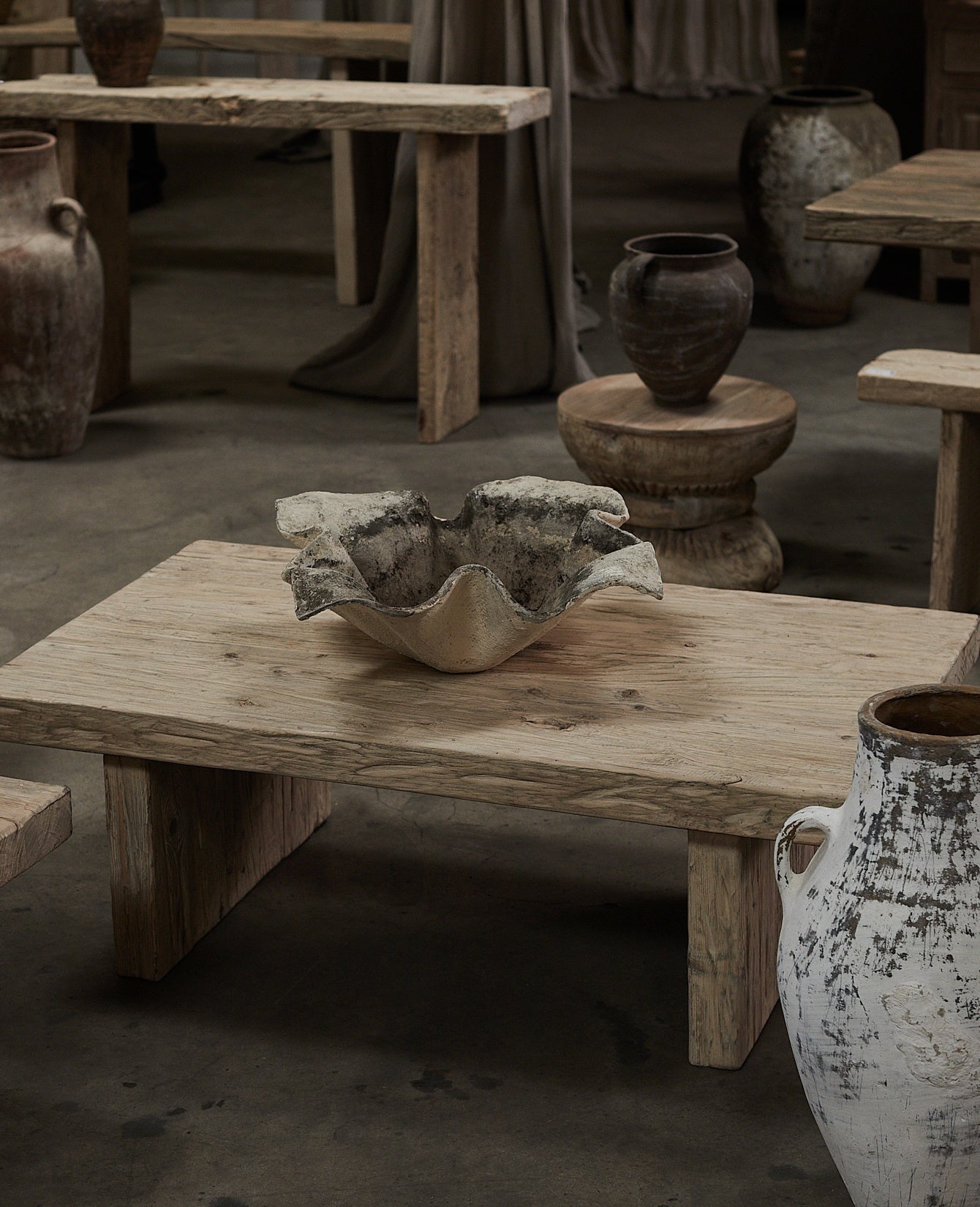Olive Ateliers - Elm Coffee Table - Bleached
