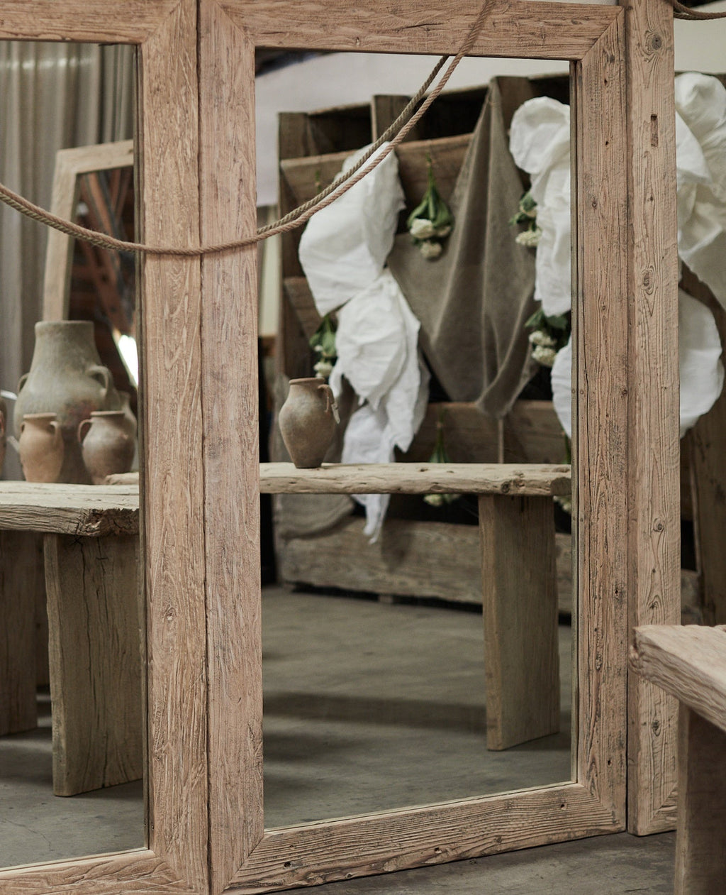 Olive Ateliers - Elm Mirror - Bleached