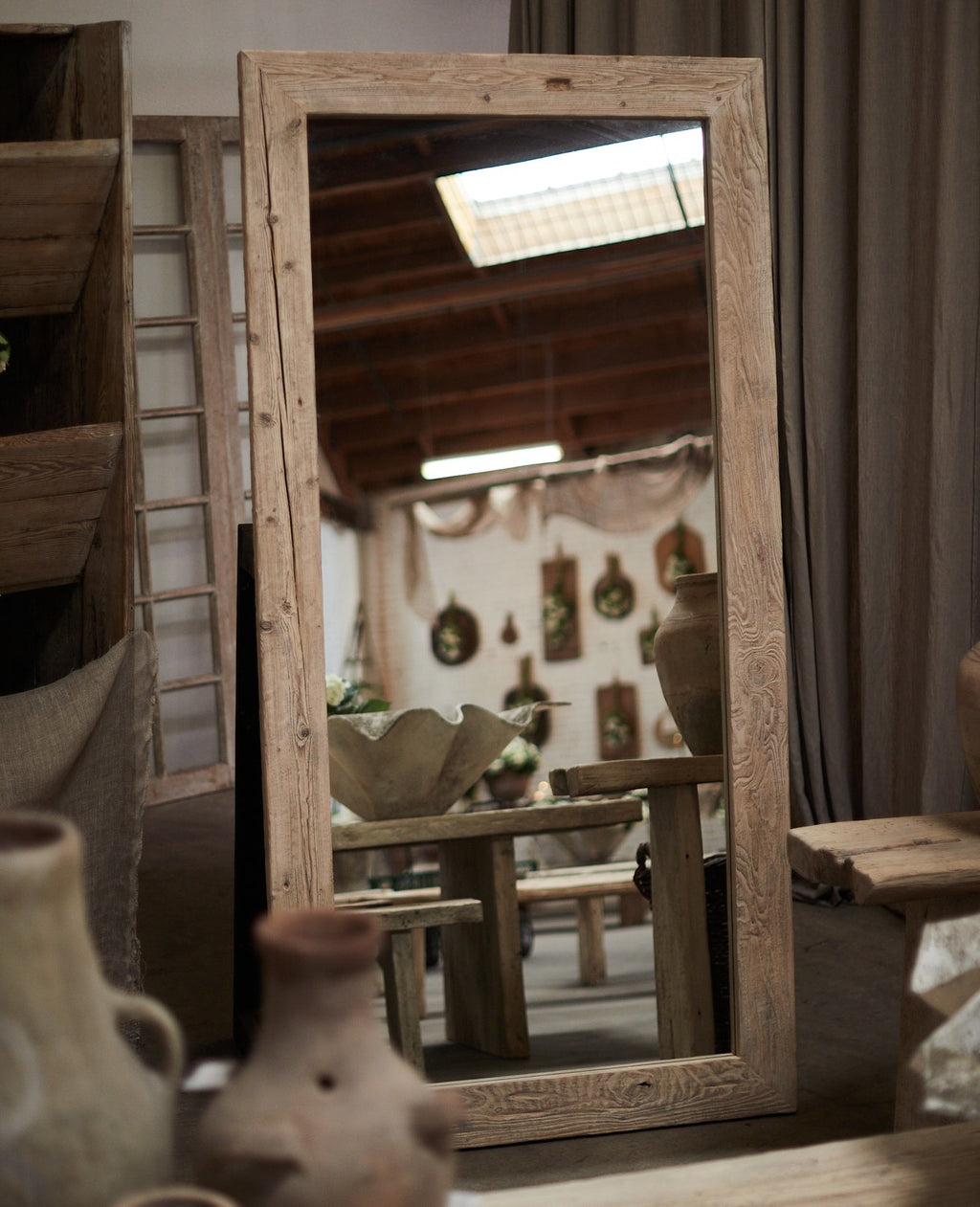 Olive Ateliers - Elm Mirror - Bleached
