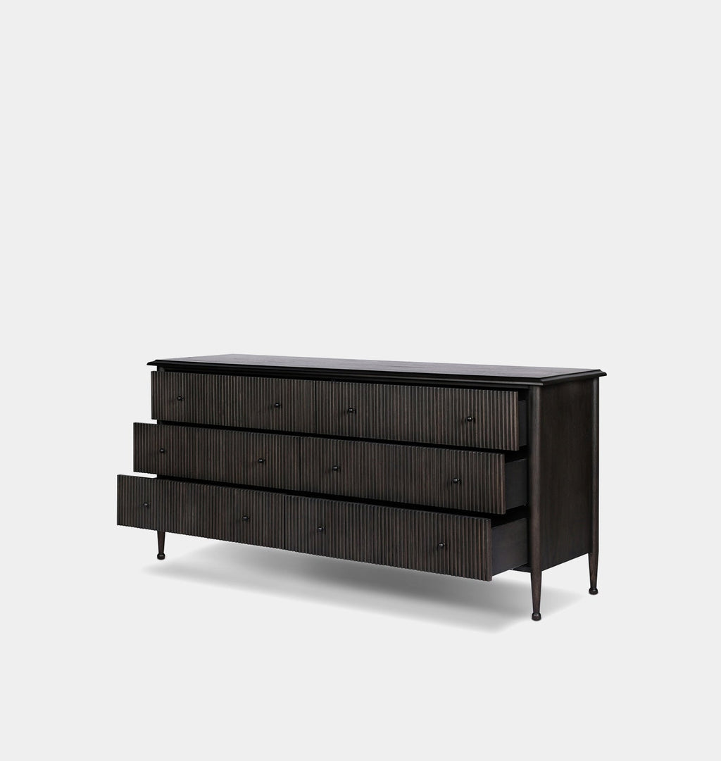Amber Interiors - Eloise 6 Drawer Dresser