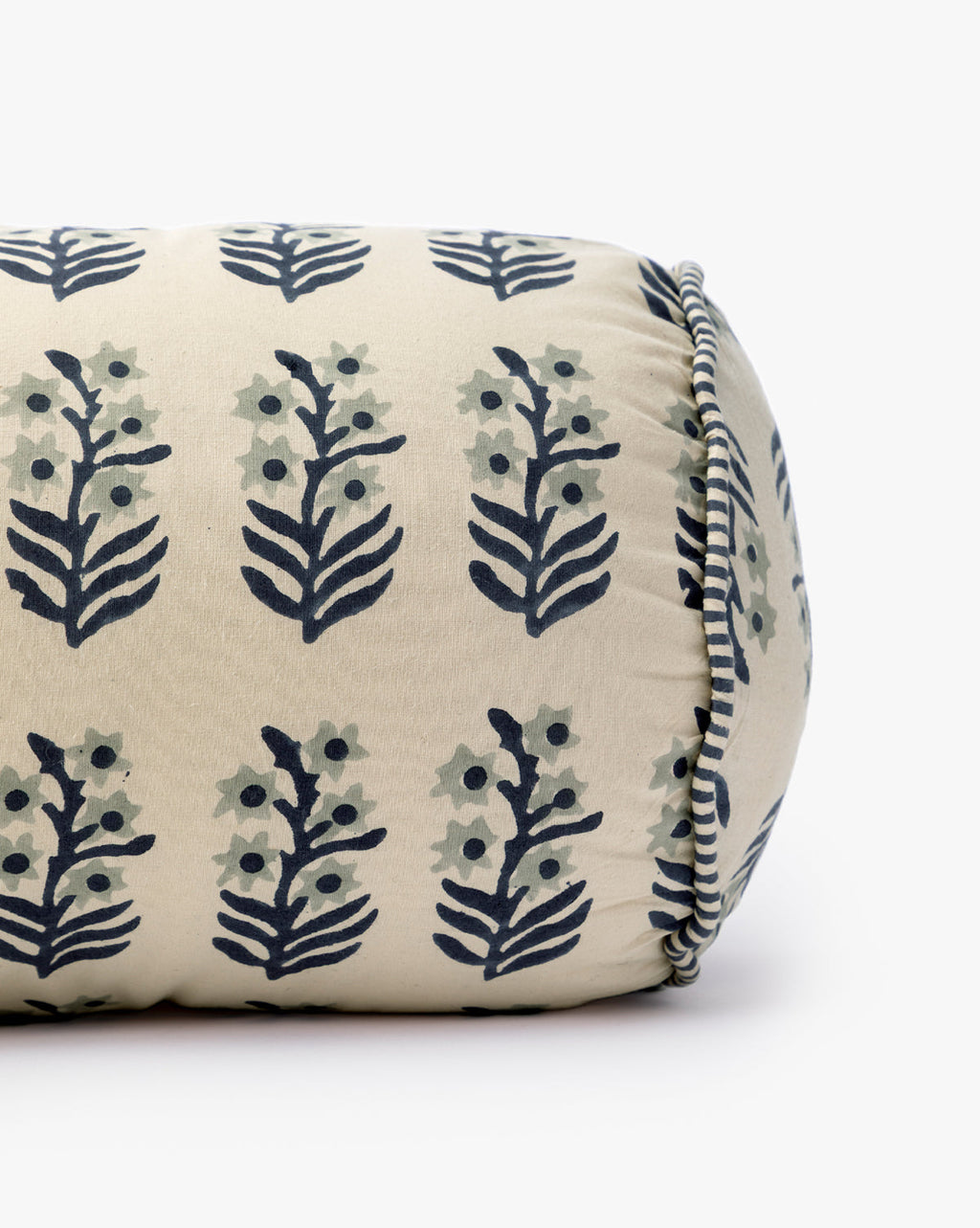 McGee & Co - Elsie Block Print Bolster Pillow