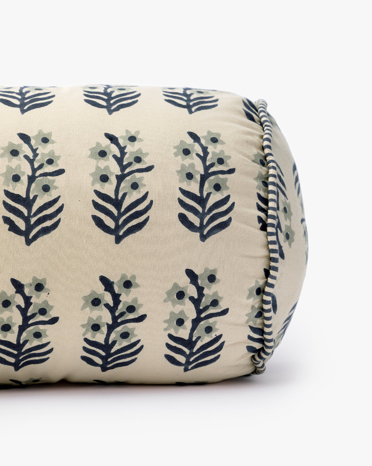 McGee & Co - Elsie Block Print Bolster Pillow