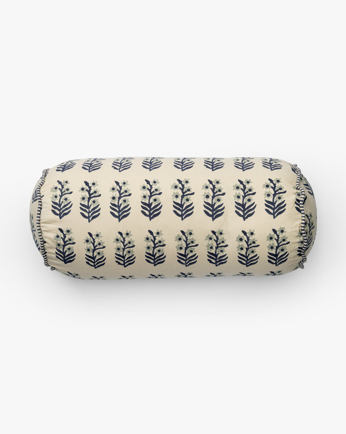 McGee & Co - Elsie Block Print Bolster Pillow