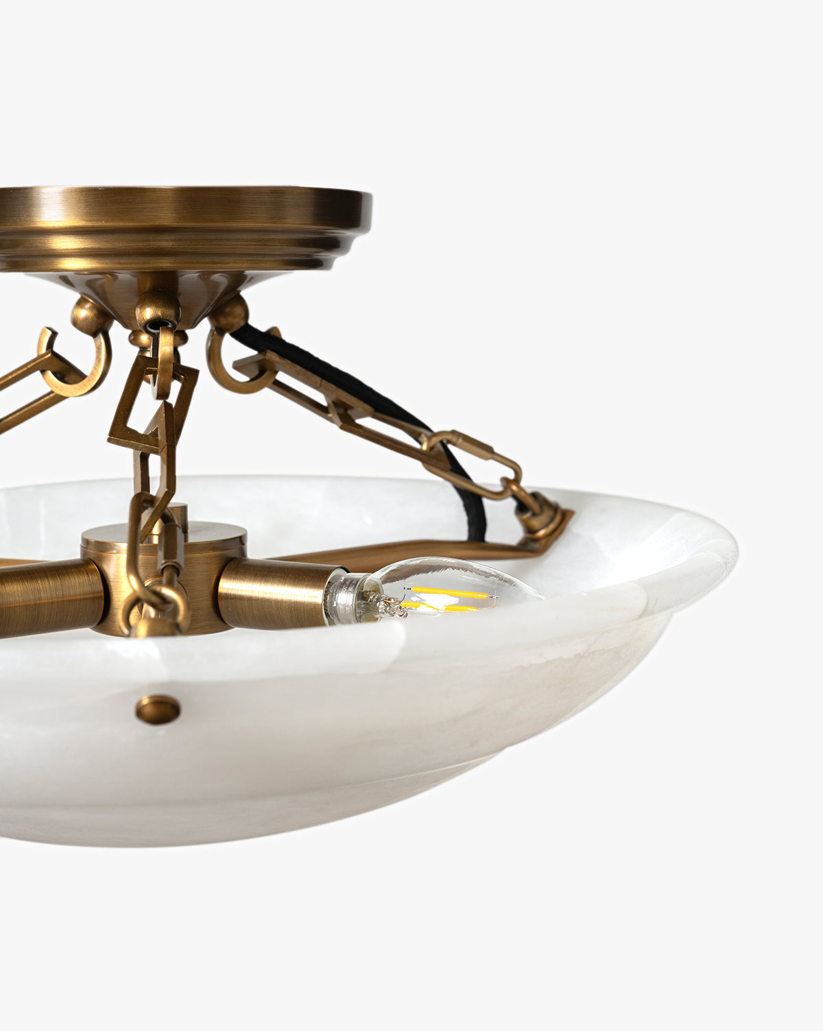 McGee & Co - Erasmus Alabaster Flush Mount