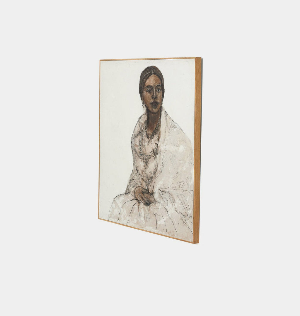 Amber Interiors - Espera by Paul Meyer Floater Framed Print