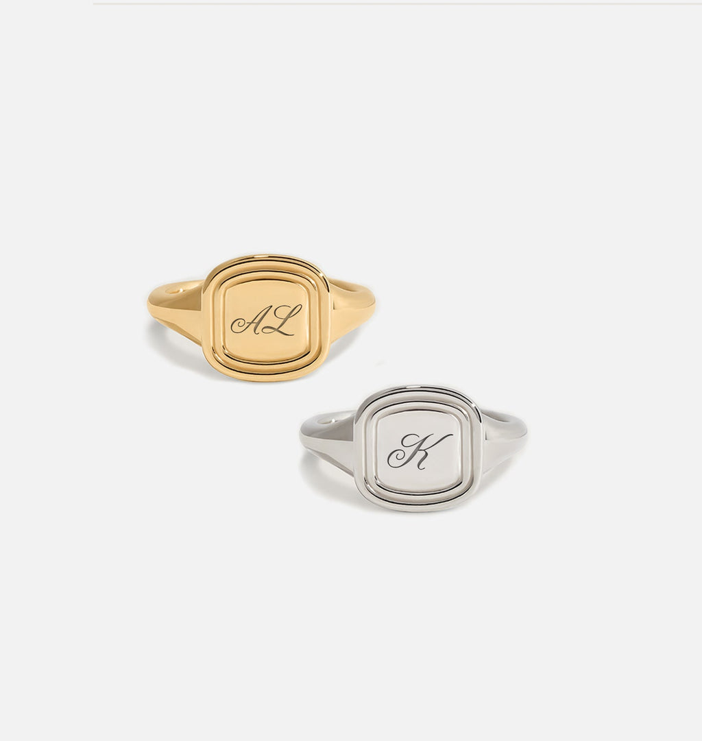 Amber Interiors - The Estate Signet Ring
