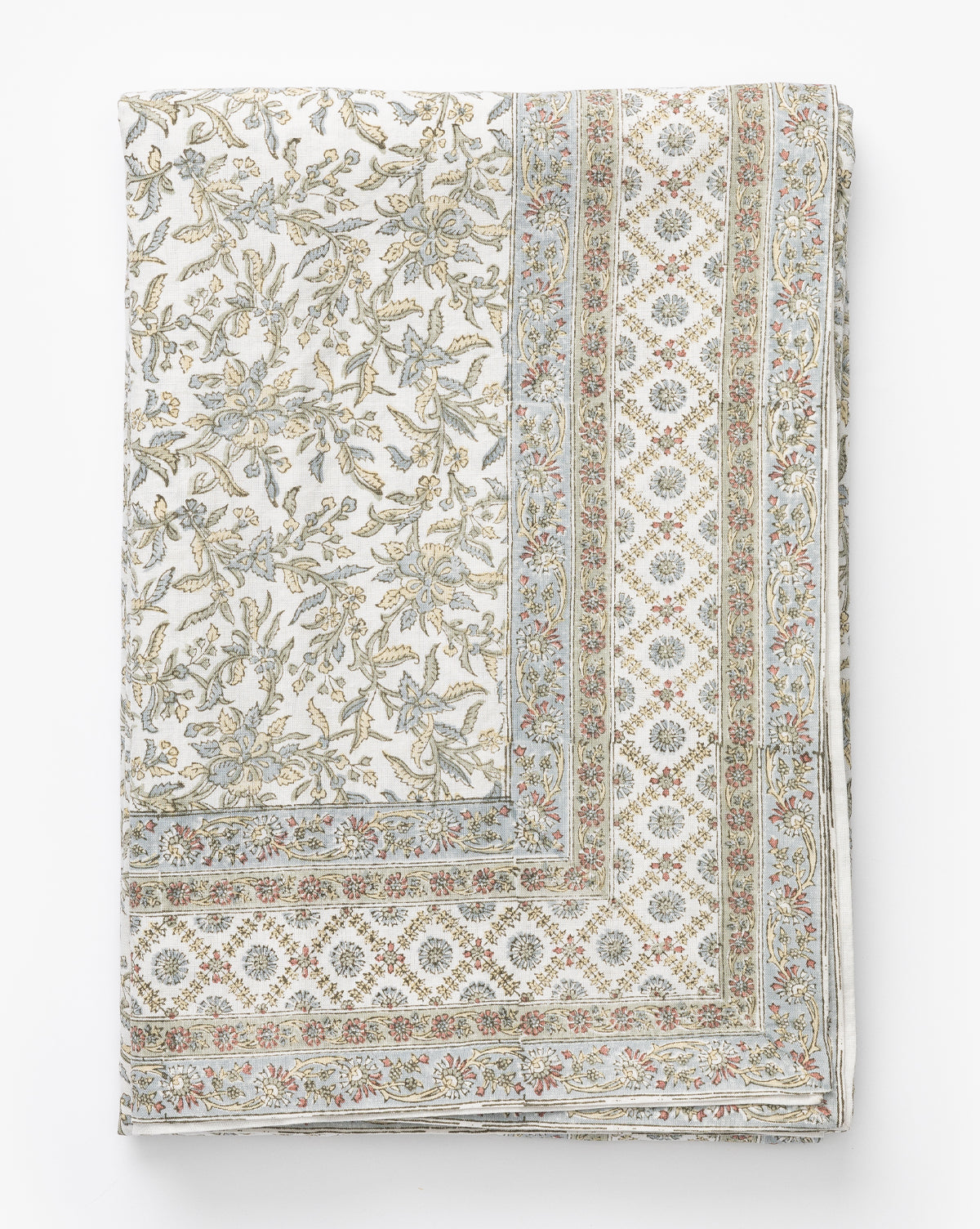 McGee & Co - Estelle Block Print Tablecloth