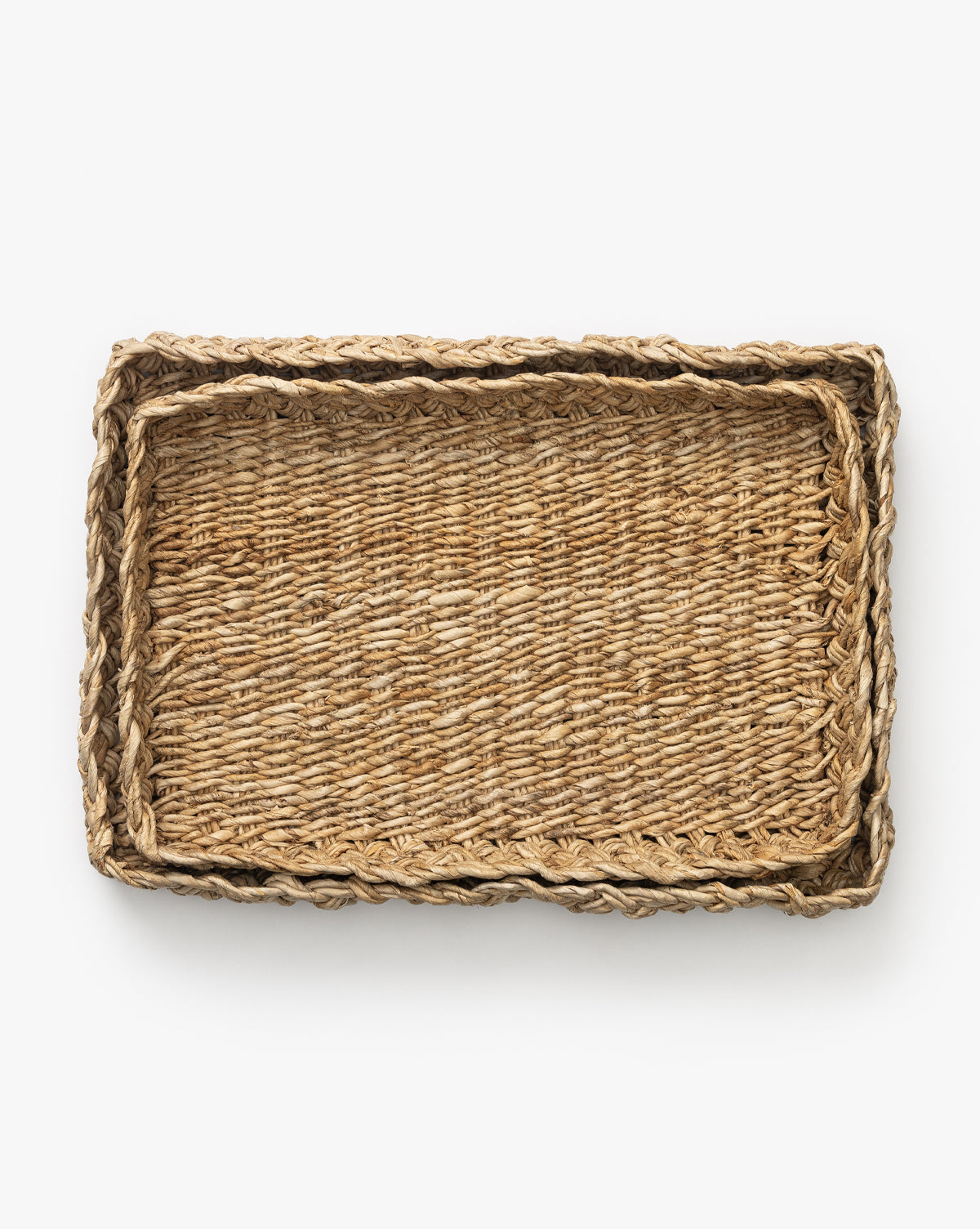 McGee & Co - Eudora Braided Trays (Set of 2)