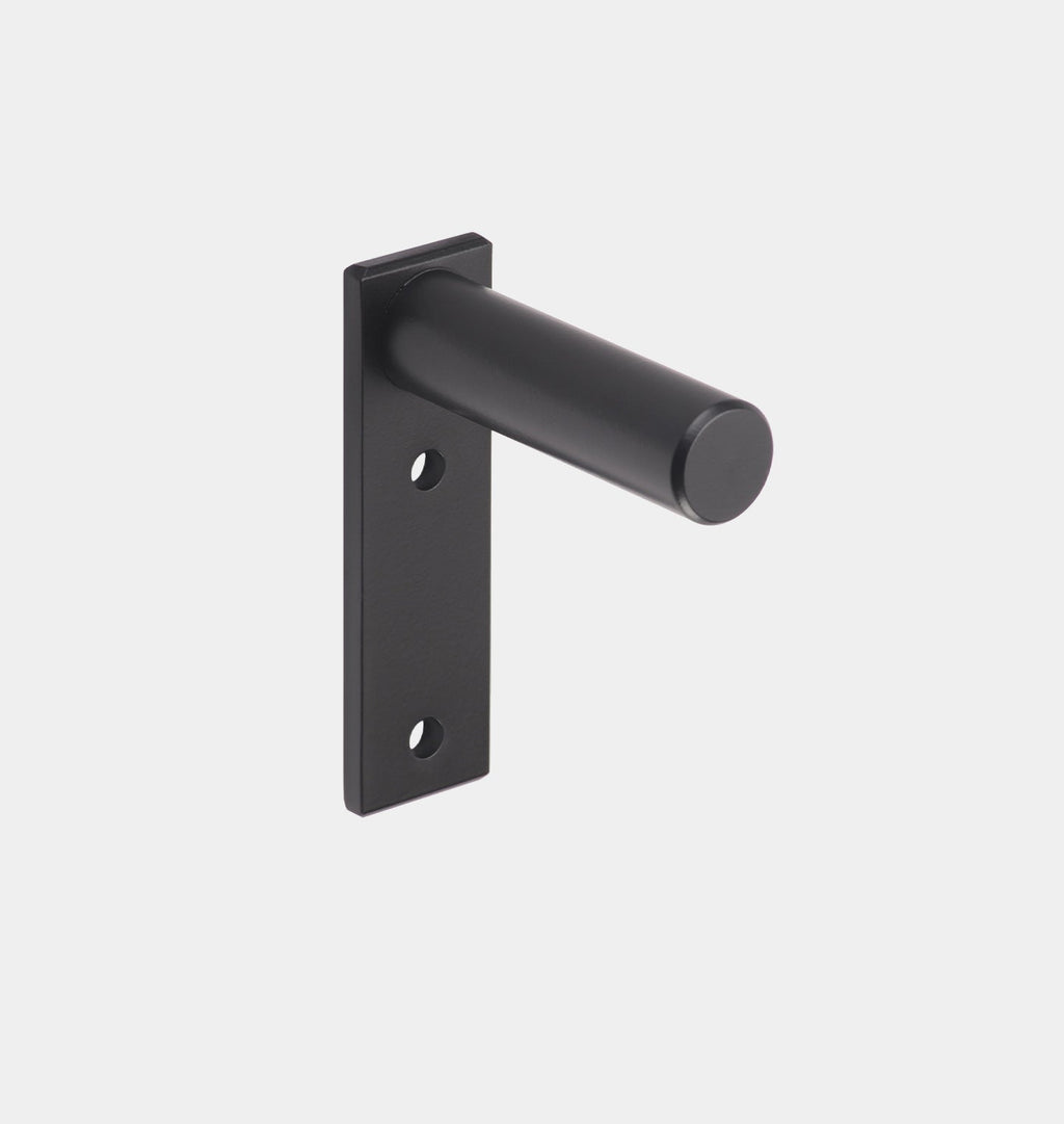 Amber Interiors - Black Curved Curtain Rod 40" - 77"