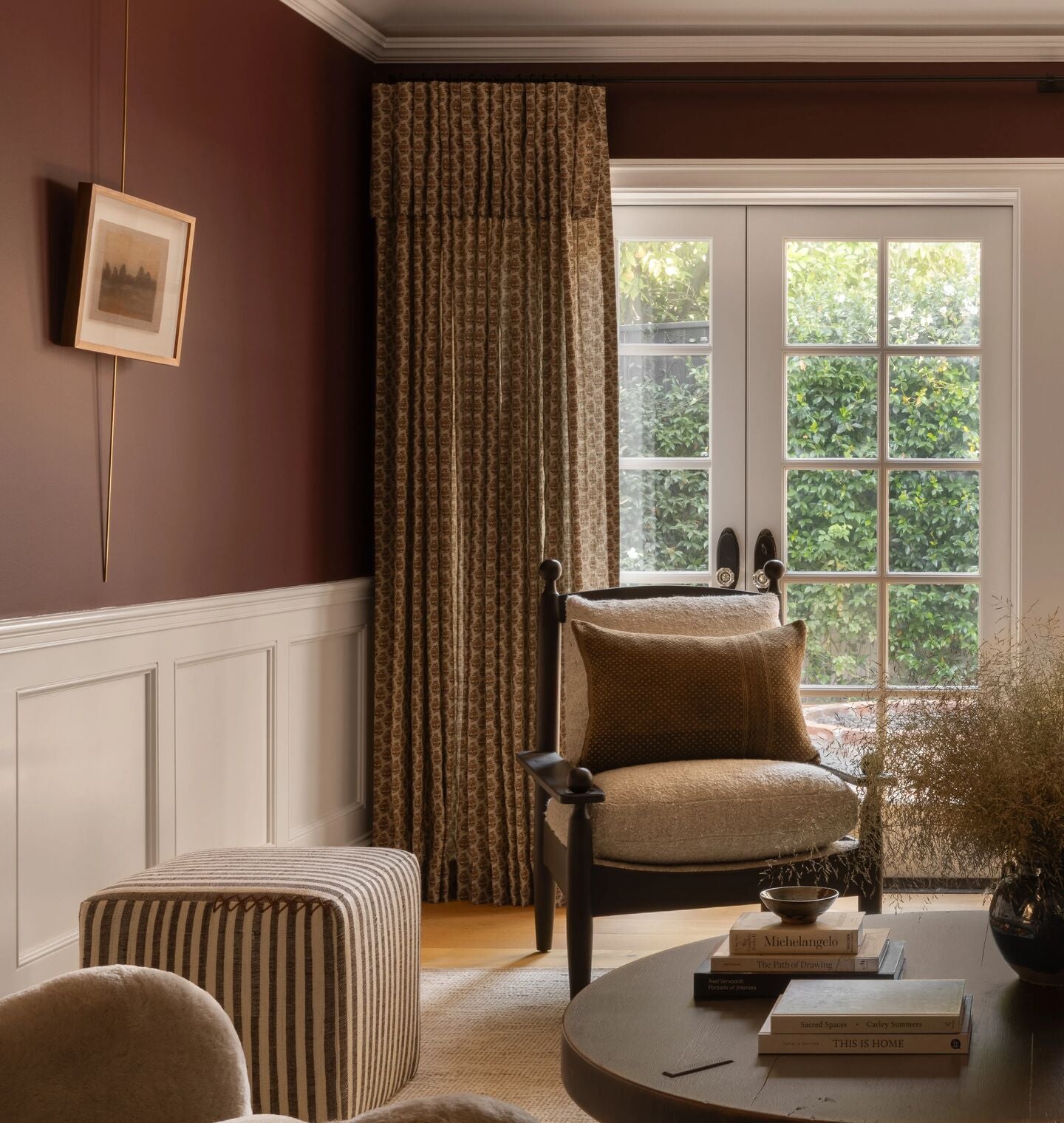 Amber Interiors - Overlay Box Pleat Drapery & Hardware