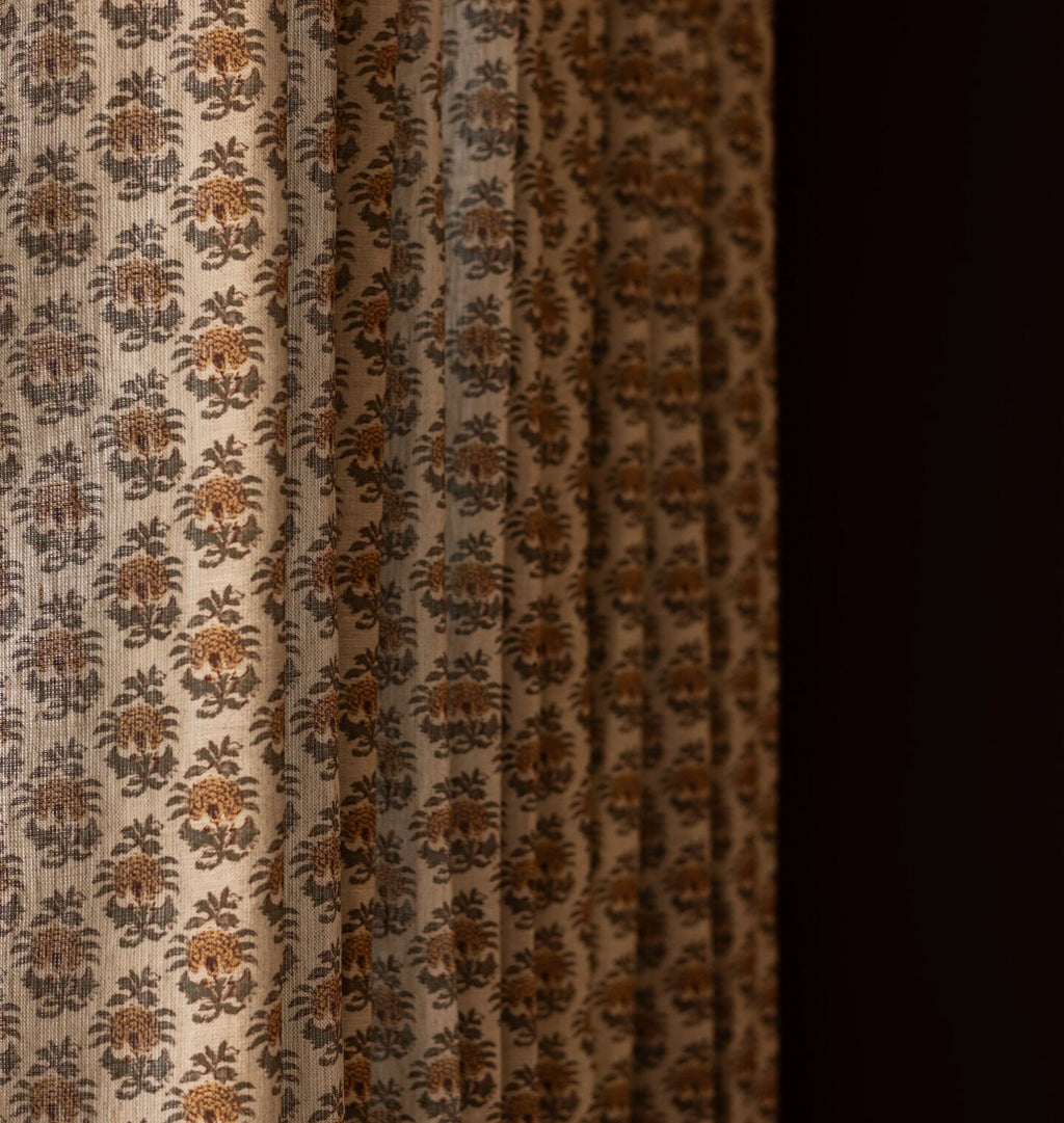 Amber Interiors - Overlay Box Pleat Drapery & Hardware