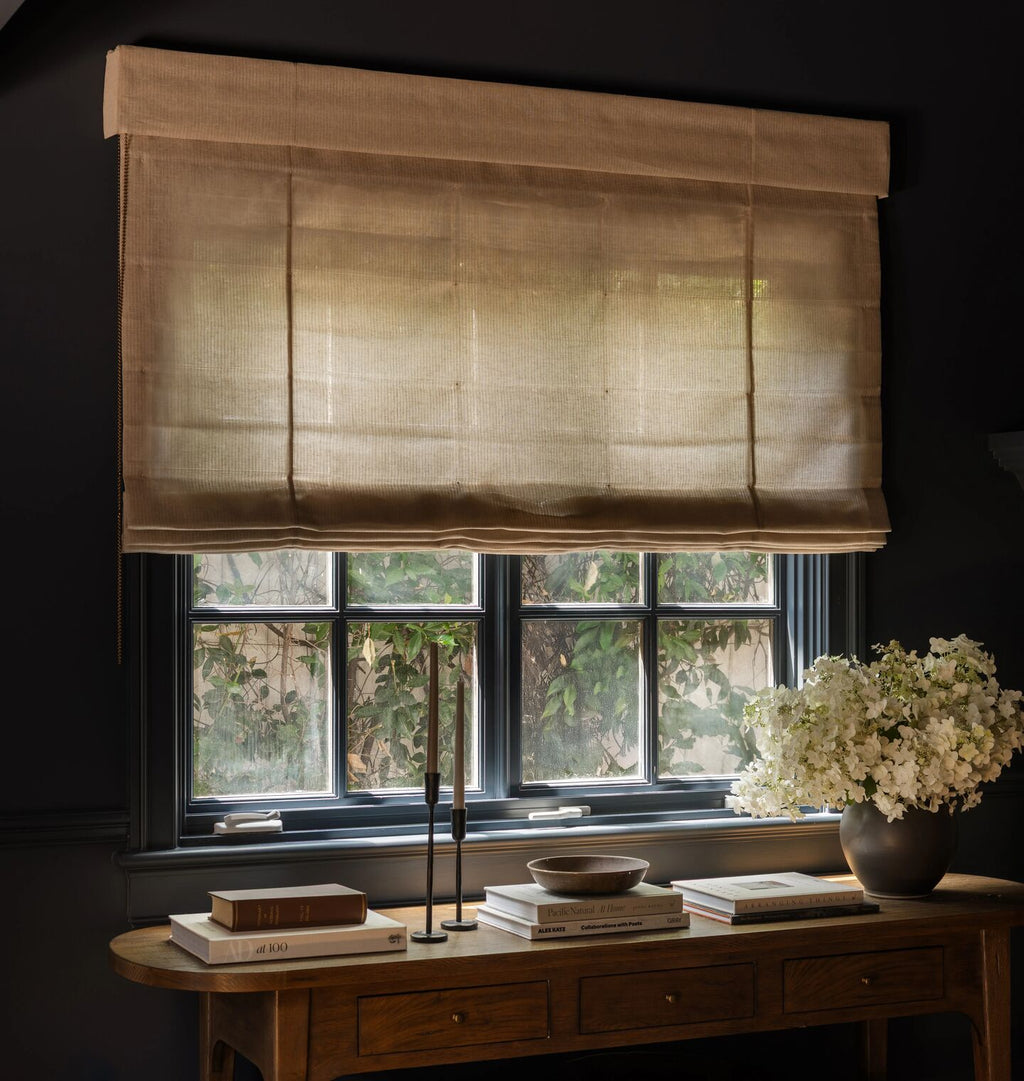 Amber Interiors - Flat Roman Shade