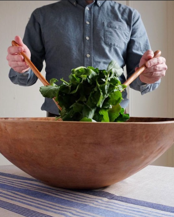 Terra Klay - Extra Large (XL) 20 inch Classic Round Wood Bowl