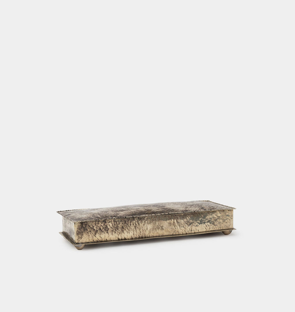 Amber Interiors - Hammered Silver Box