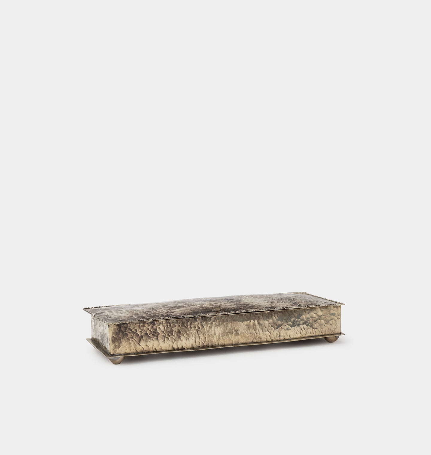 Amber Interiors - Hammered Silver Box