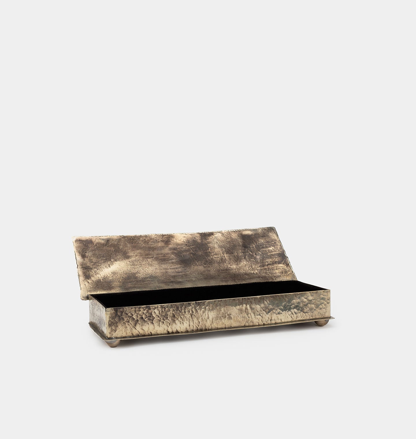 Amber Interiors - Hammered Silver Box