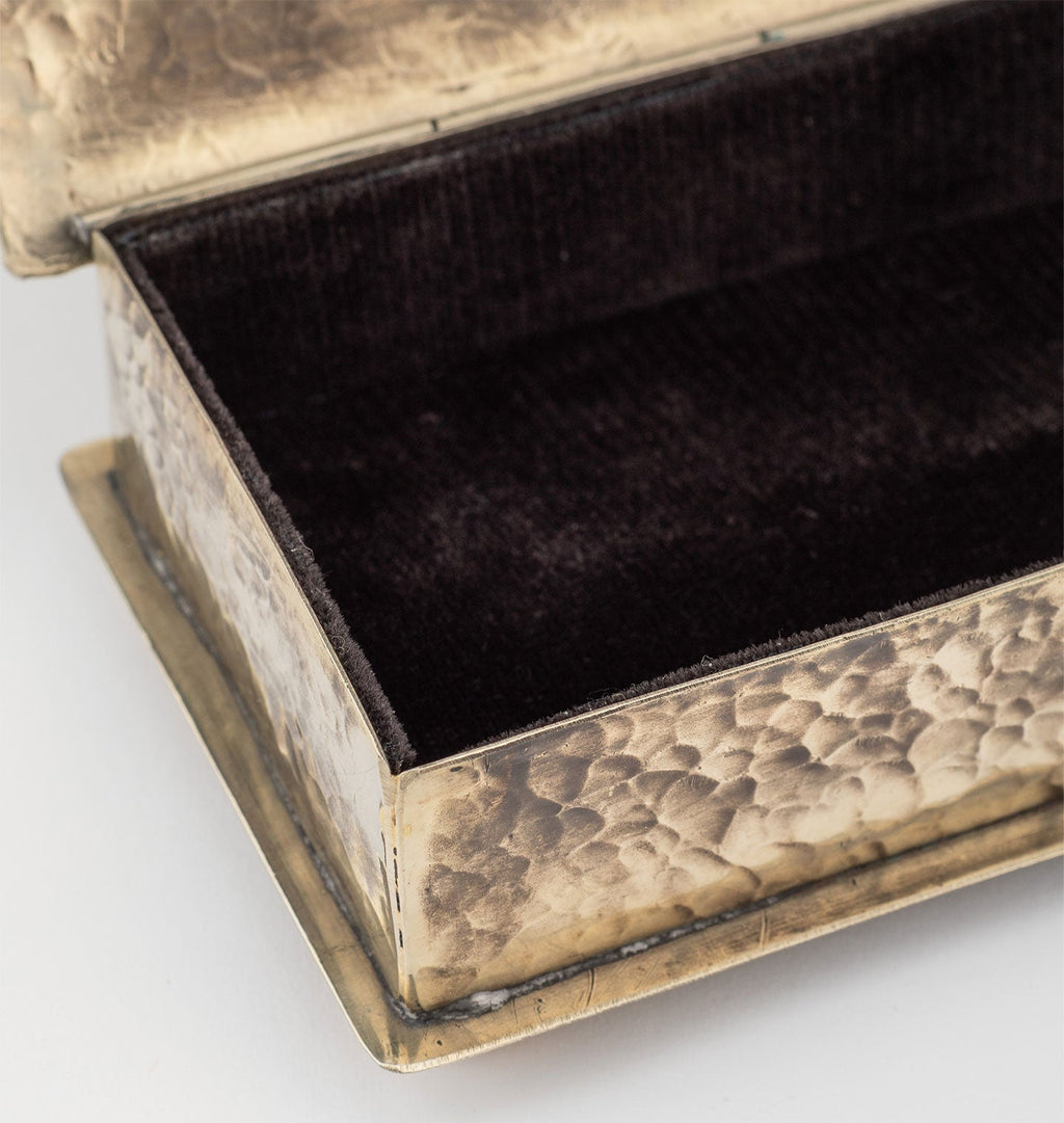 Amber Interiors - Hammered Silver Box