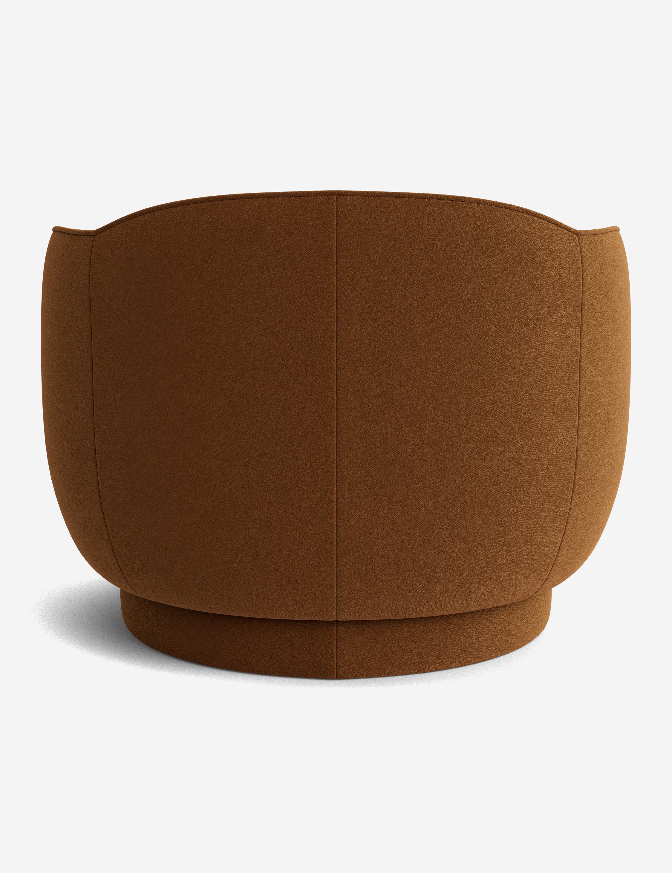 Lulu and Georgia - Open Box: Fern Swivel Chair, Cognac Como Velvet by Sarah Sherman Samuel