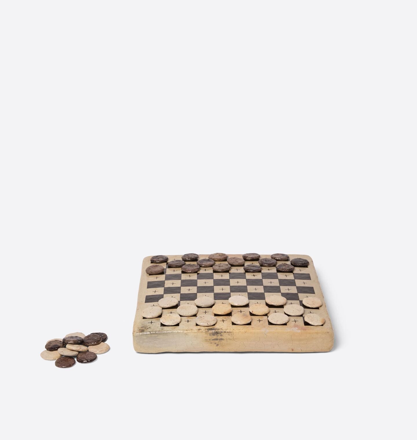 Amber Interiors - Clay Checkers Set