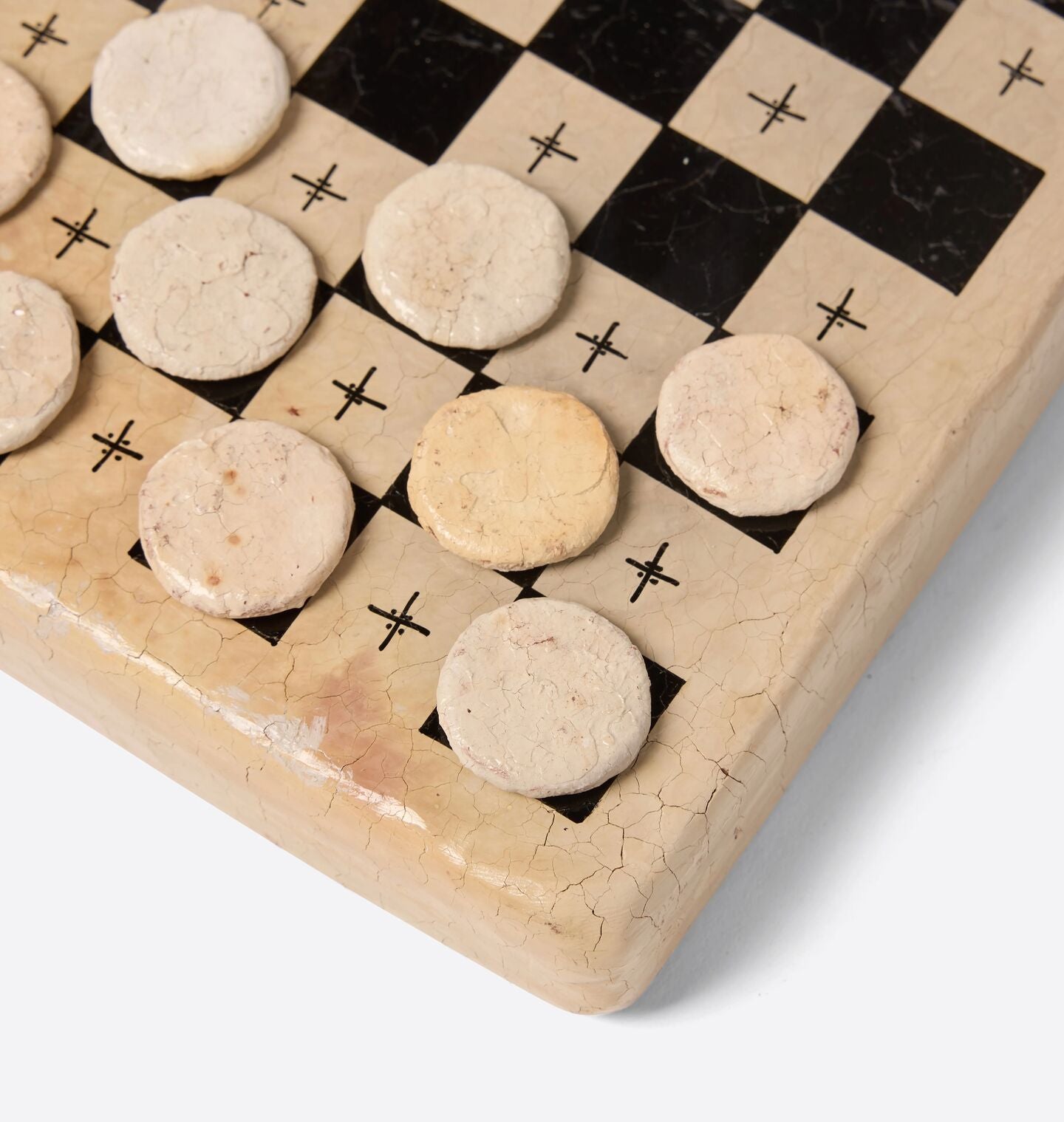 Amber Interiors - Clay Checkers Set