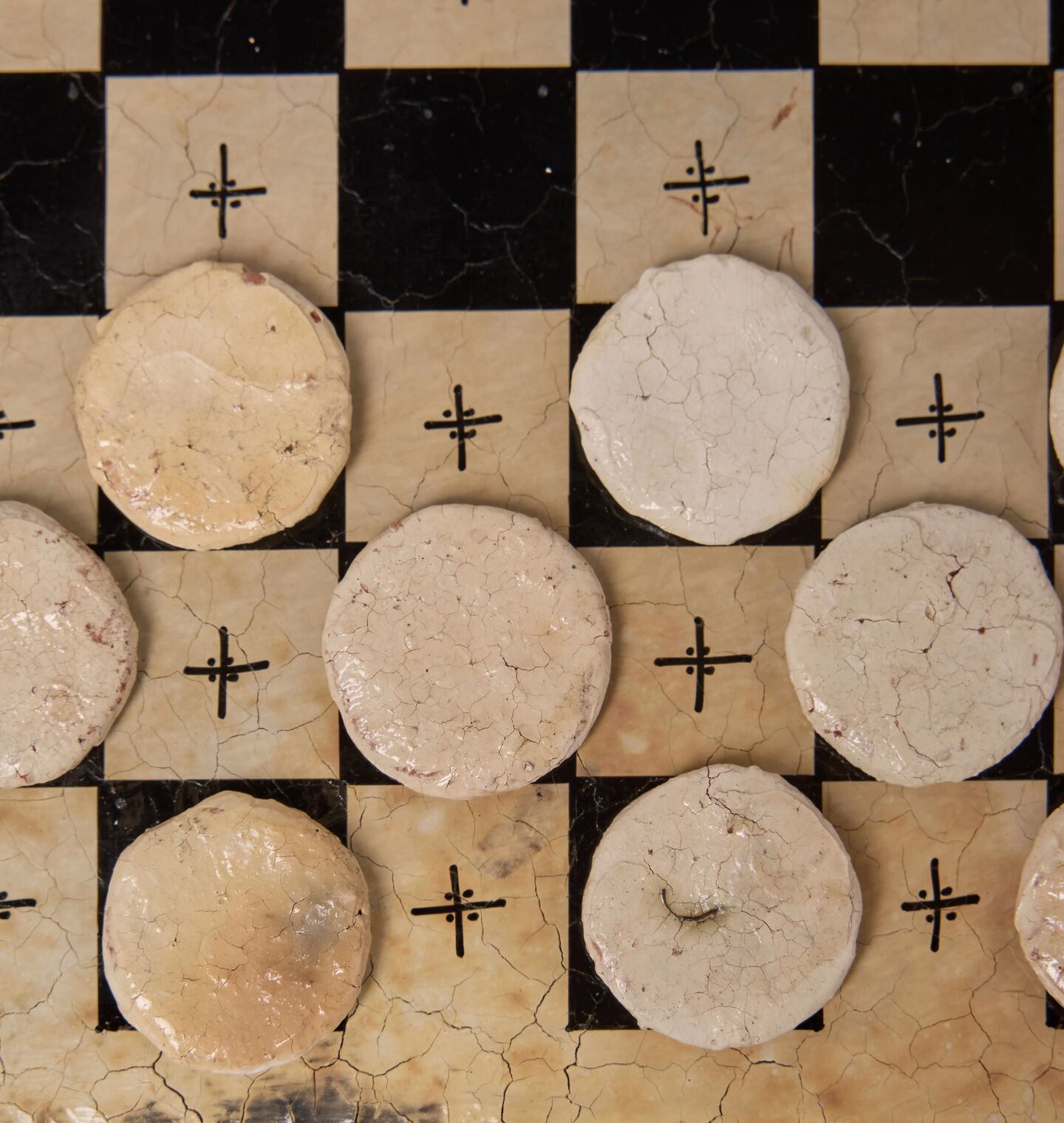 Amber Interiors - Clay Checkers Set