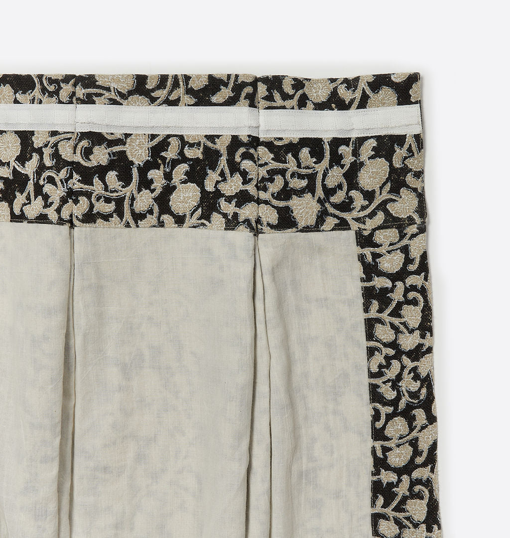Amber Interiors - Keya Noir Curtain Panel