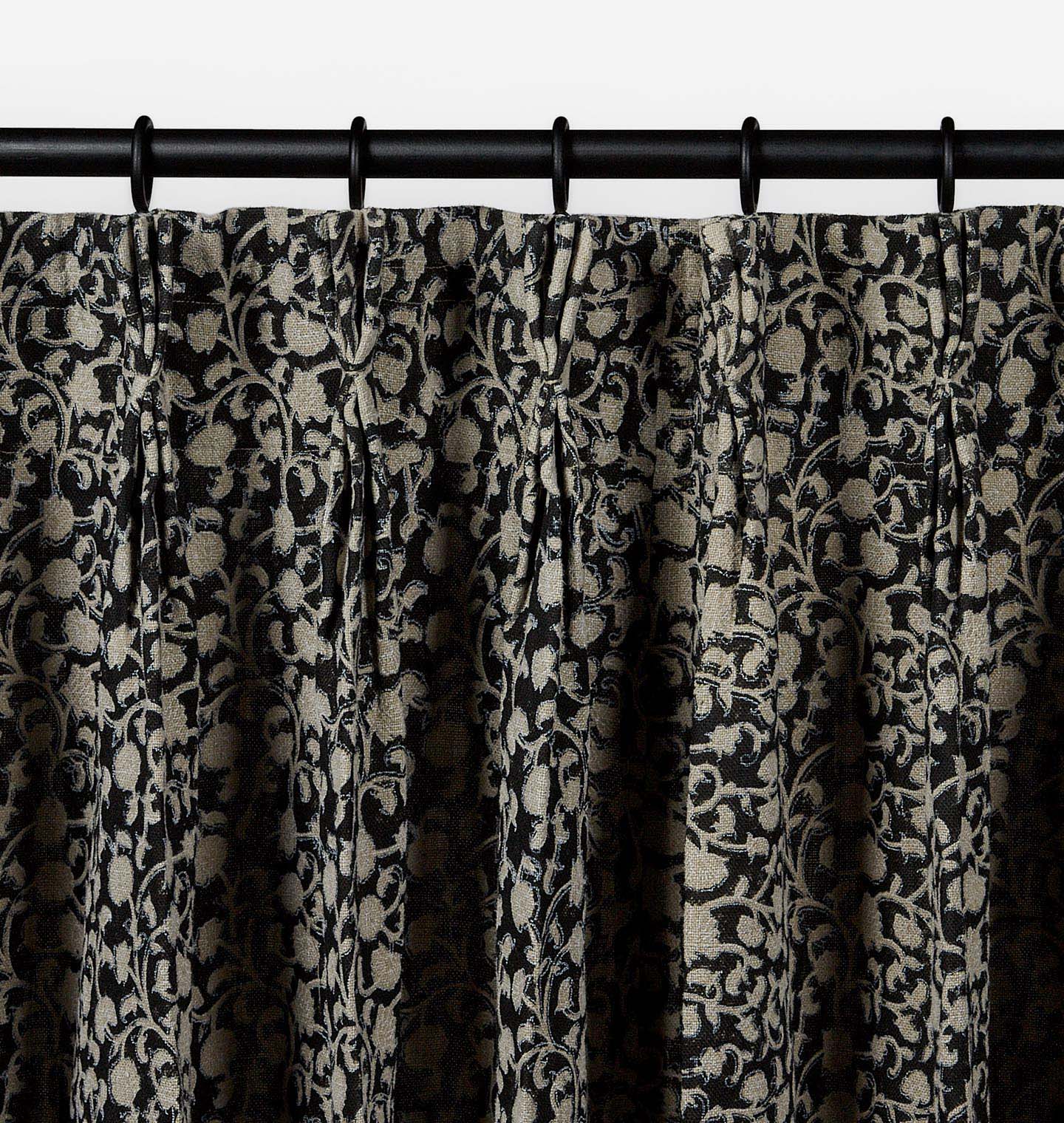 Amber Interiors - Keya Noir Curtain Panel