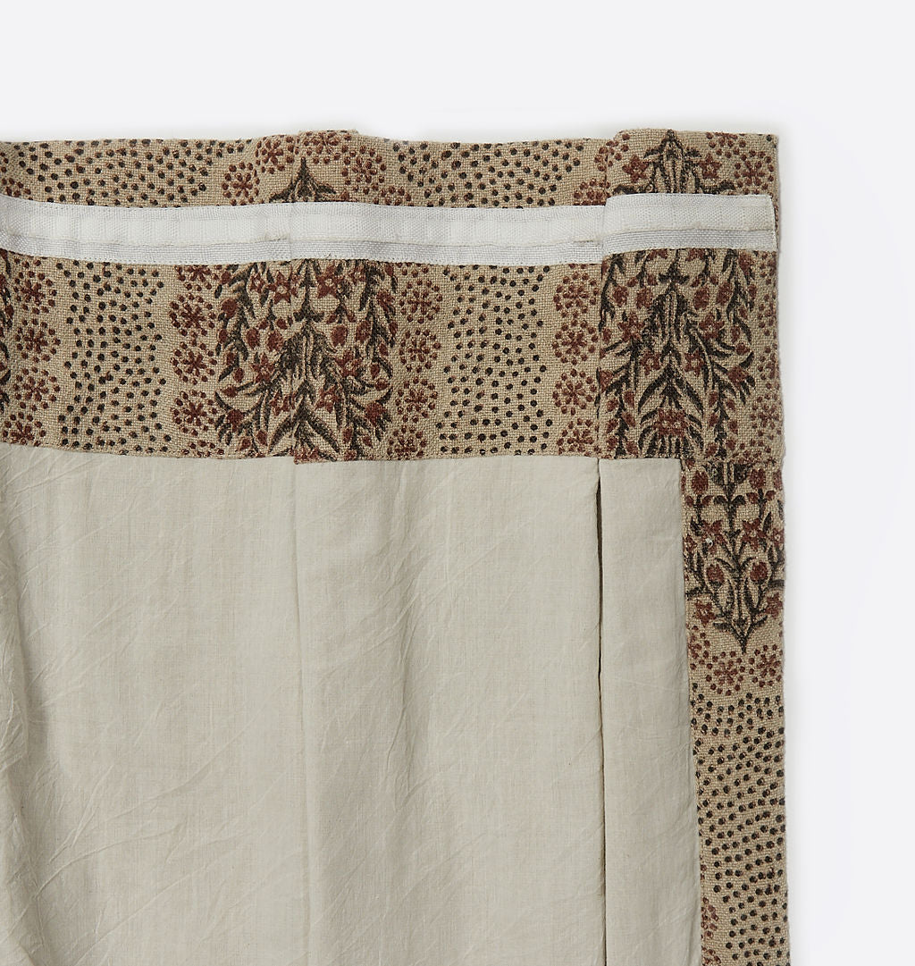 Amber Interiors - Winfleur Saffron Curtain Panel